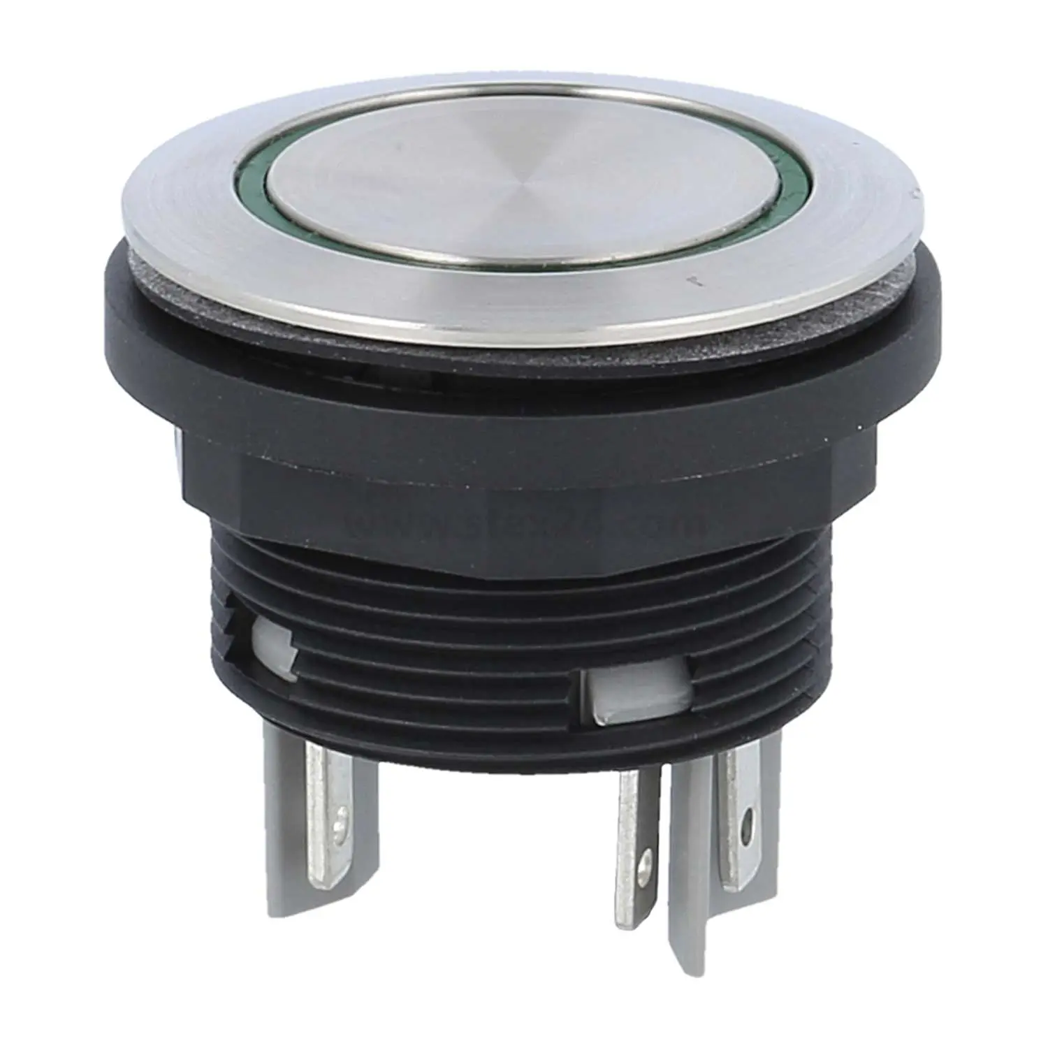 Produktfoto 1 von SVATLRGI Georg Schlegel Drucktaste mit Ringbeleuchtung, 1S beleuchtbar, rund, SHORTRON Flachstecker 2,8mm x 0,8mm