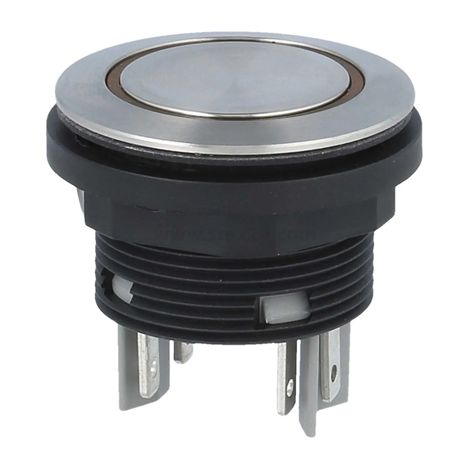 Produktfoto 1 von SVATLRYII Georg Schlegel Drucktaste mit Ringbeleuchtung, 2S beleuchtbar, rund, SHORTRON Flachstecker 2,8mm x 0,8mm