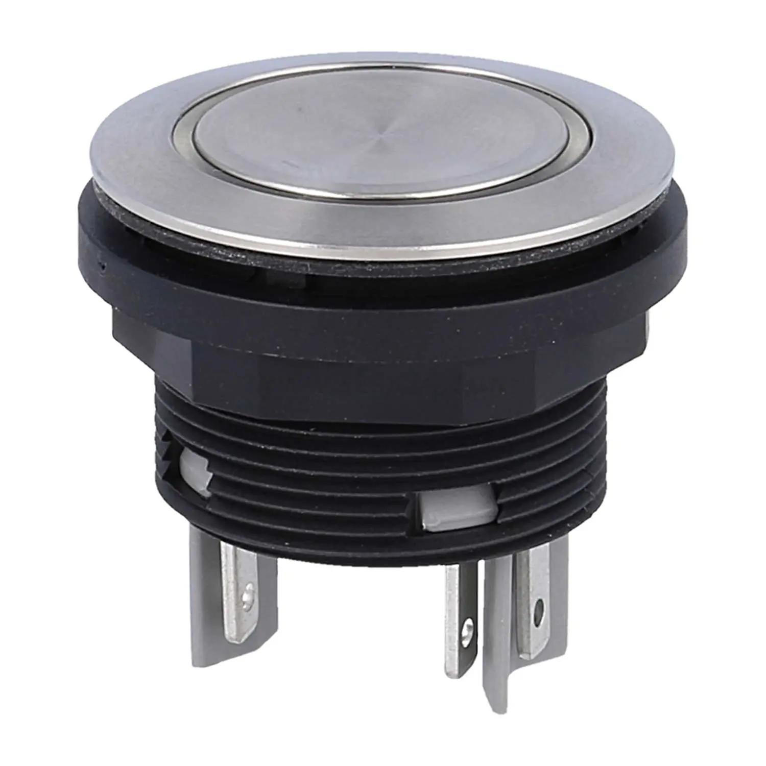 Produktfoto 1 von SVATLRWI Georg Schlegel Drucktaste mit Ringbeleuchtung, 1S beleuchtbar, rund, SHORTRON Flachstecker 2,8mm x 0,8mm