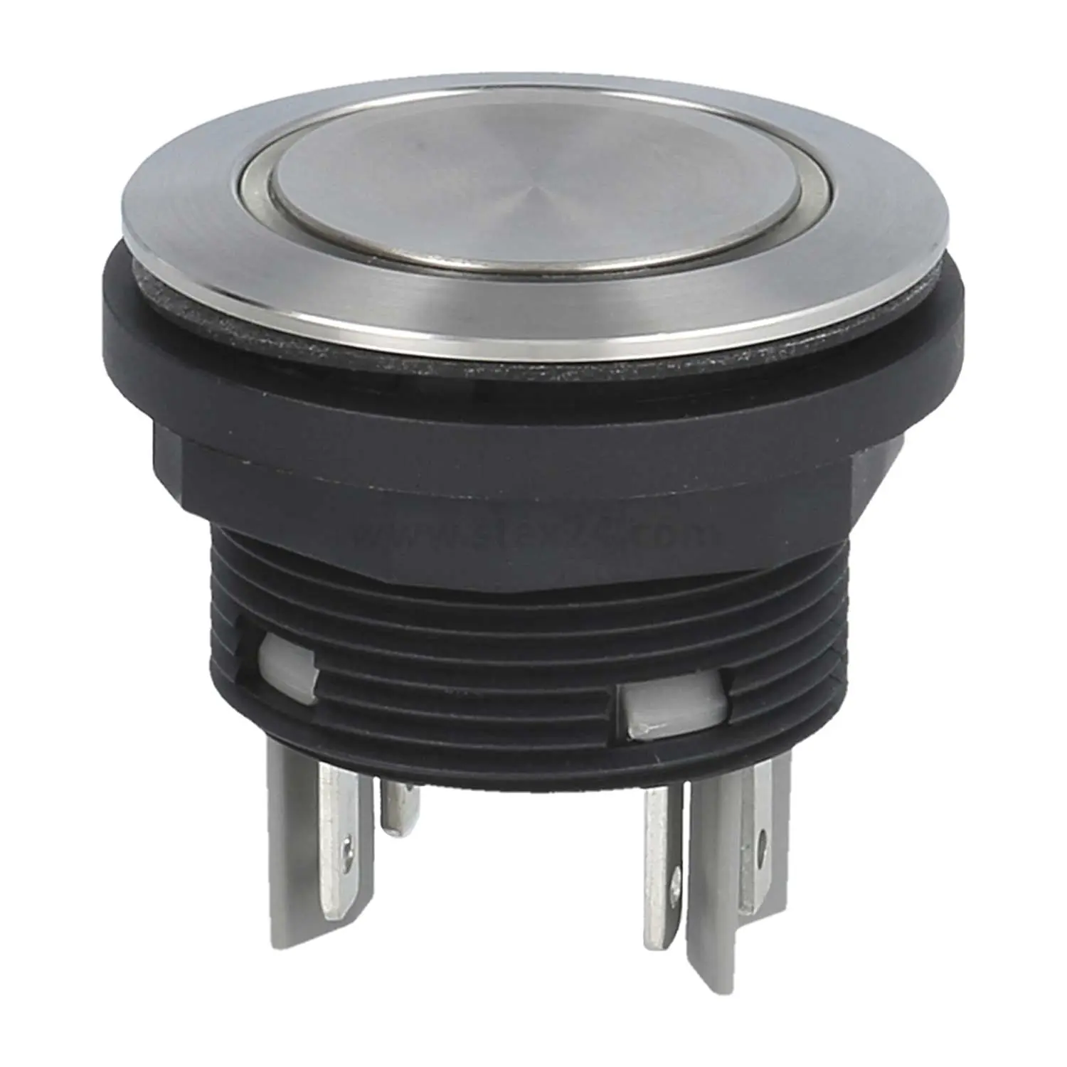 Produktfoto 1 von SVATLRWOI Georg Schlegel Drucktaste mit Ringbeleuchtung, 1Ö + 1S beleuchtbar, rund, SHORTRON Flachstecker 2,8mm x 0,8mm