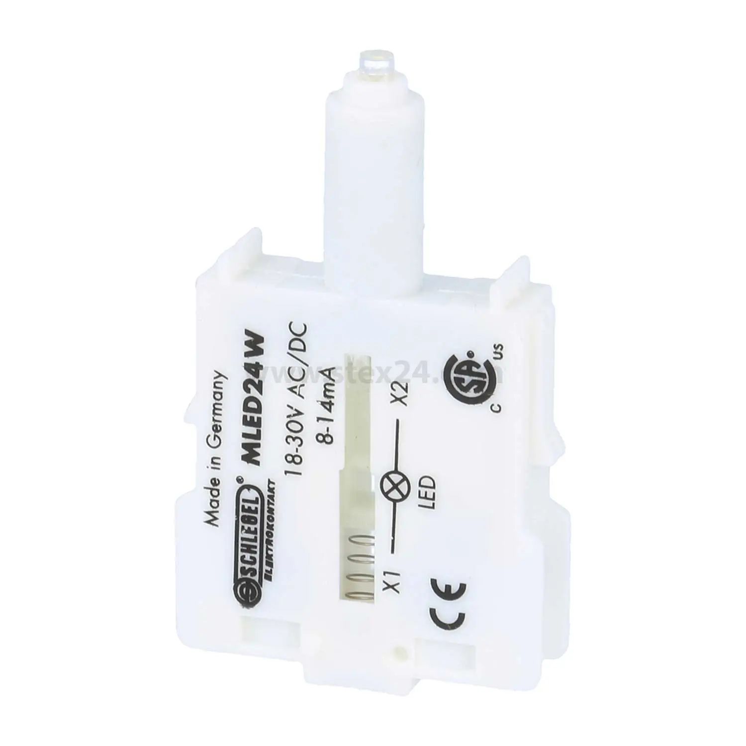 Produktfoto 1 von MLED24W Georg Schlegel Modul-Lampenelement 24V beleuchtbar Schraubanschluss, Querschnitt 2,5mm²
