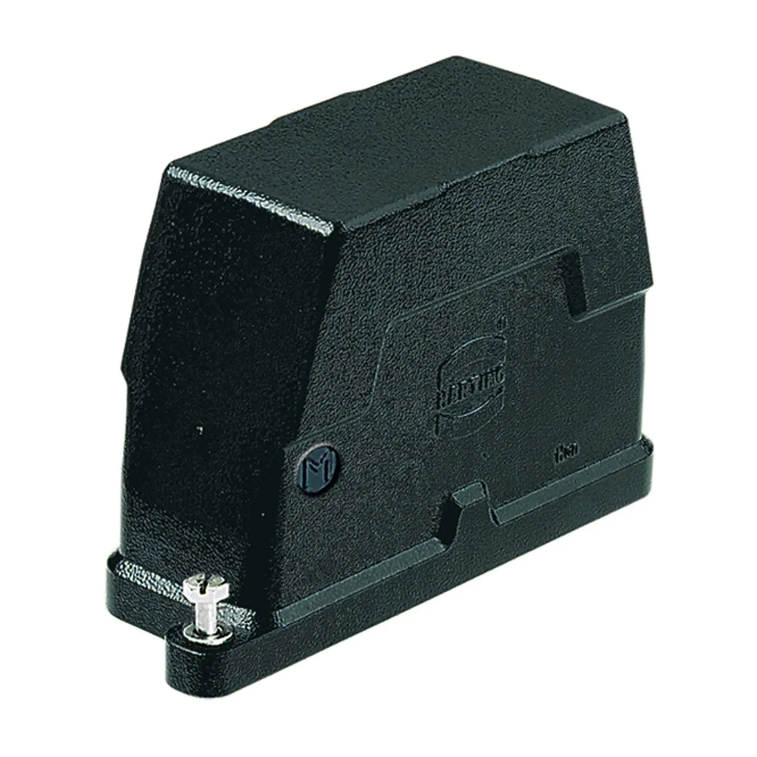 19400100512 Harting Han 10HPR Tüllengehäuse, 1xM32 seitlicher Kabelabgang, Schraubverriegelung
