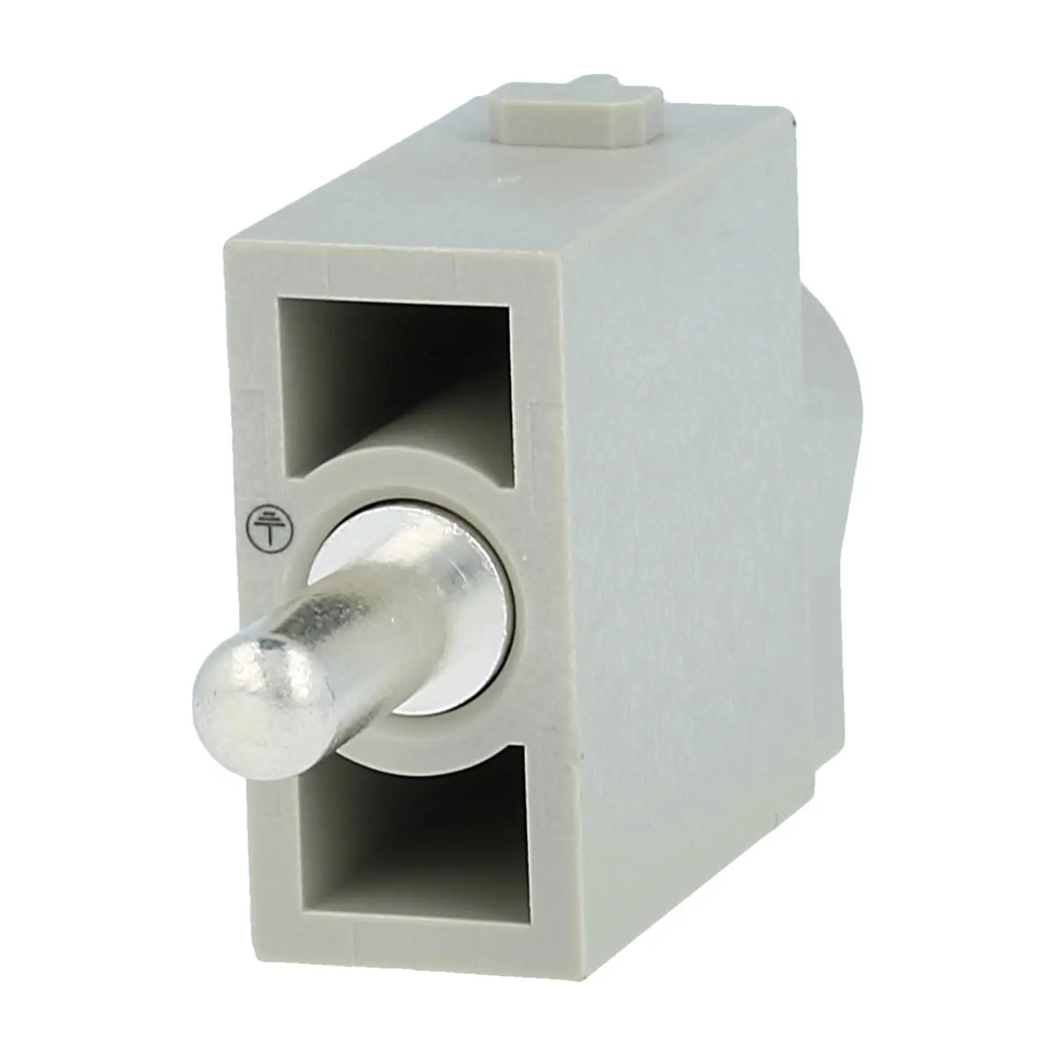 Produktfoto 1 von 19410012600 HARTING Han PE-Modul Stifteinsatz (M) Schraubanschluss, 1-polig Querschnitt 1,5mm² - 16mm²