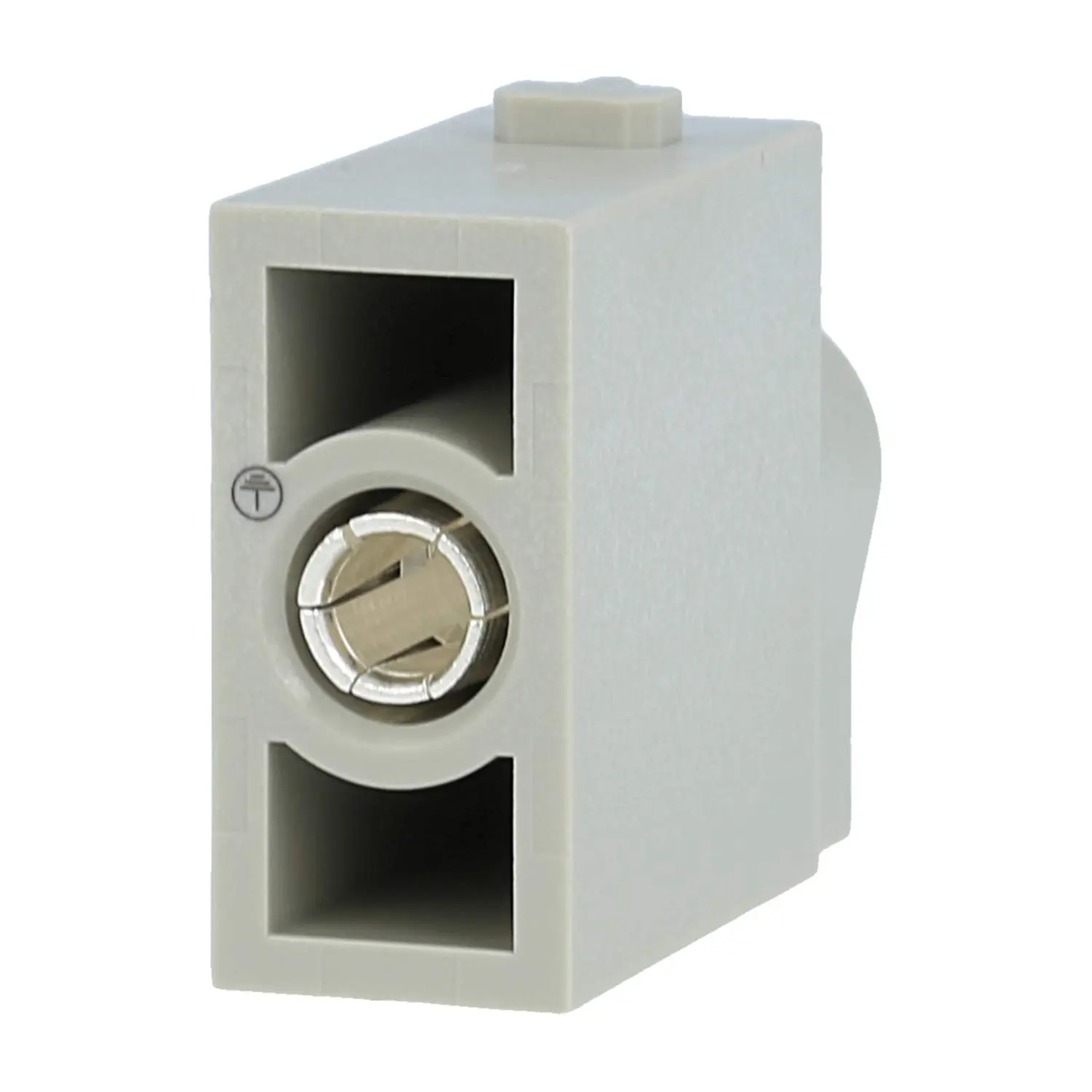 Produktfoto 1 von 19410012700 HARTING Han PE-Modul Buchseneinsatz (F) Schraubanschluss, 1-polig Querschnitt 1,5mm² - 16mm²