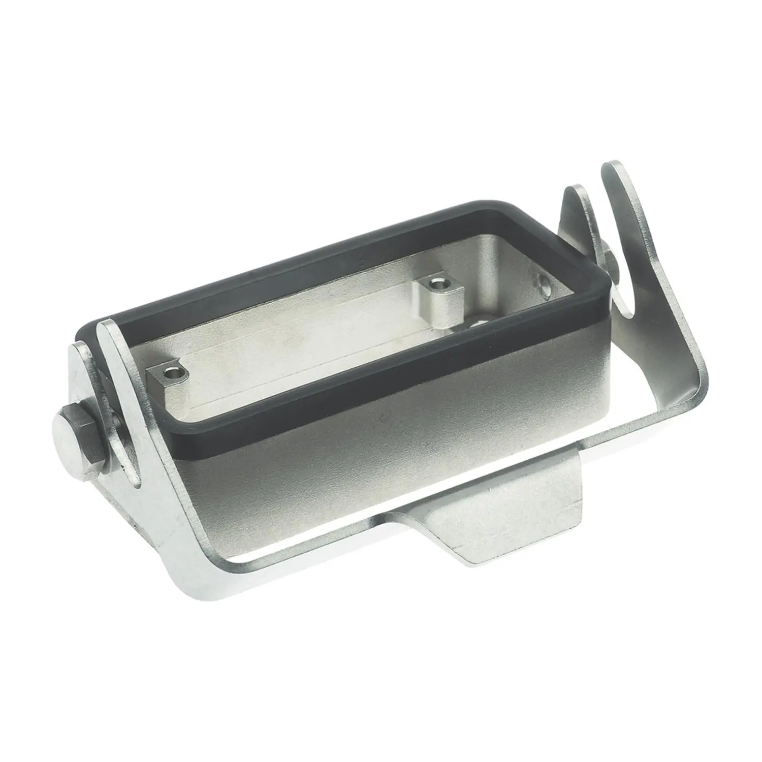 Produktfoto 1 von 19443100305 Harting Han 10B INOX Anbaugehäuse mit 1 Längsbügel