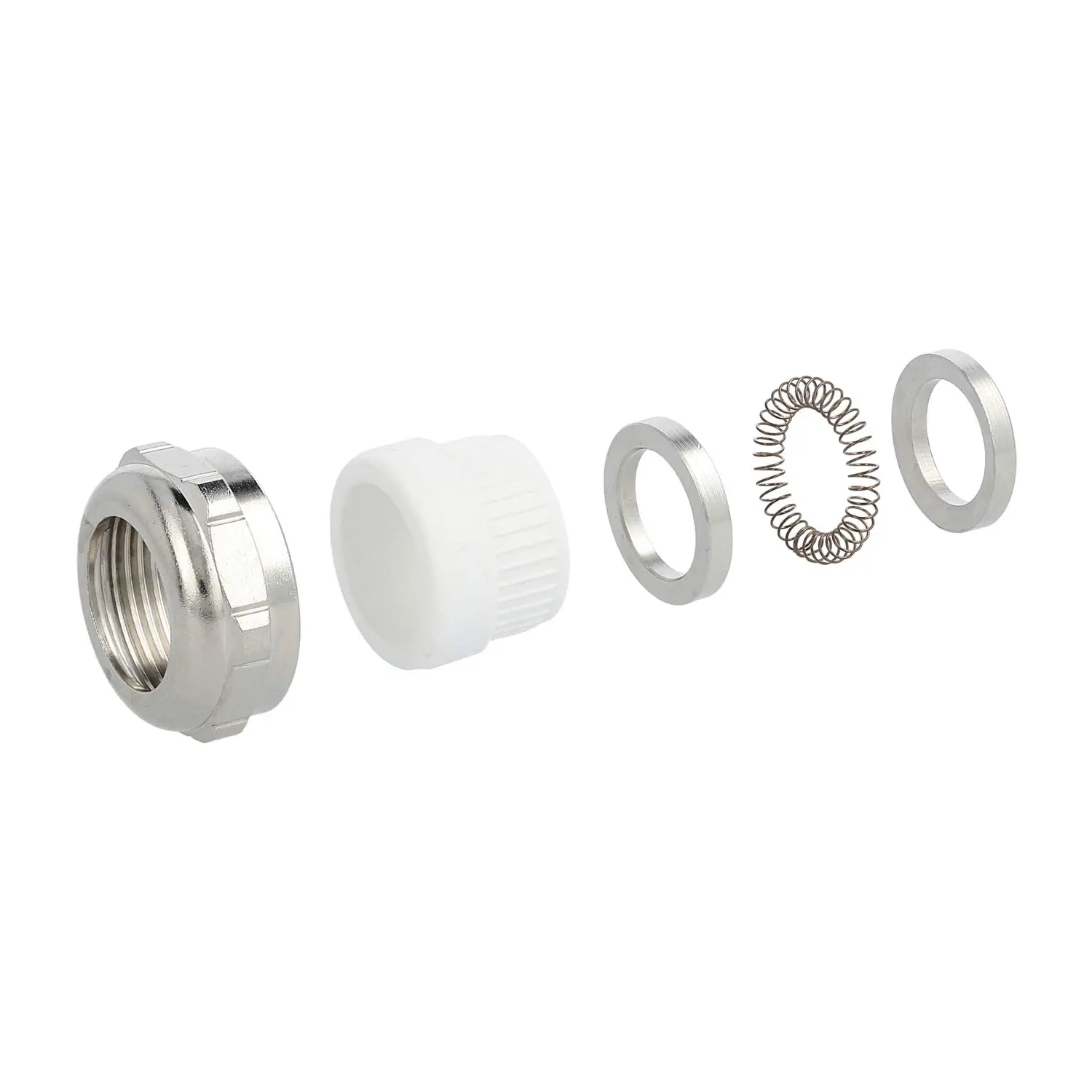 Produktfoto 1 von 19620005058 HARTING Q-Halbverschraubung EMV M25x1,5 Metall Schirmdurchmesser 9,0mm - 13,0mm