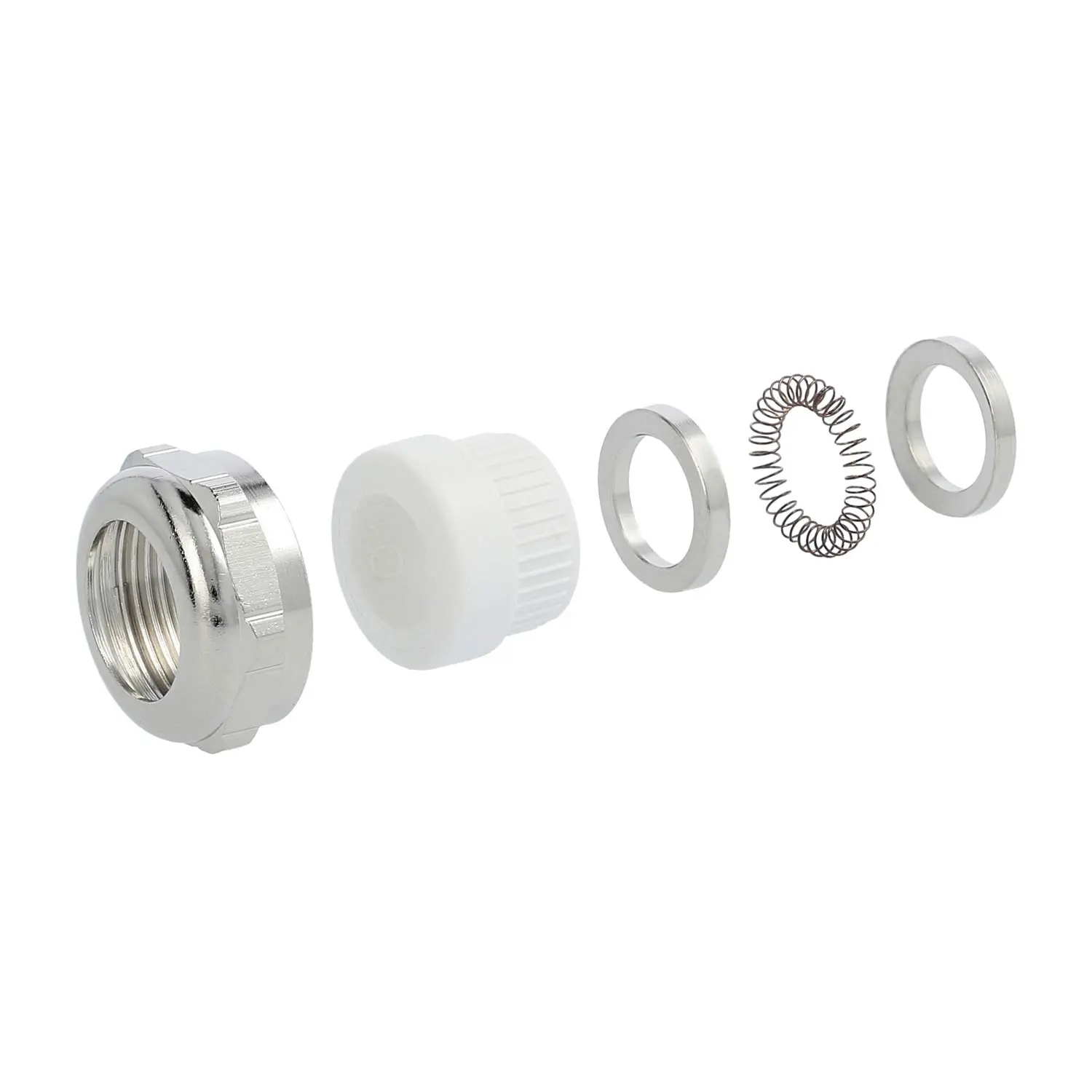 Produktfoto 1 von 19620005056 HARTING Q-Halbverschraubung EMV M25x1,5 Metall Schirmdurchmesser 9,0mm - 13,0mm