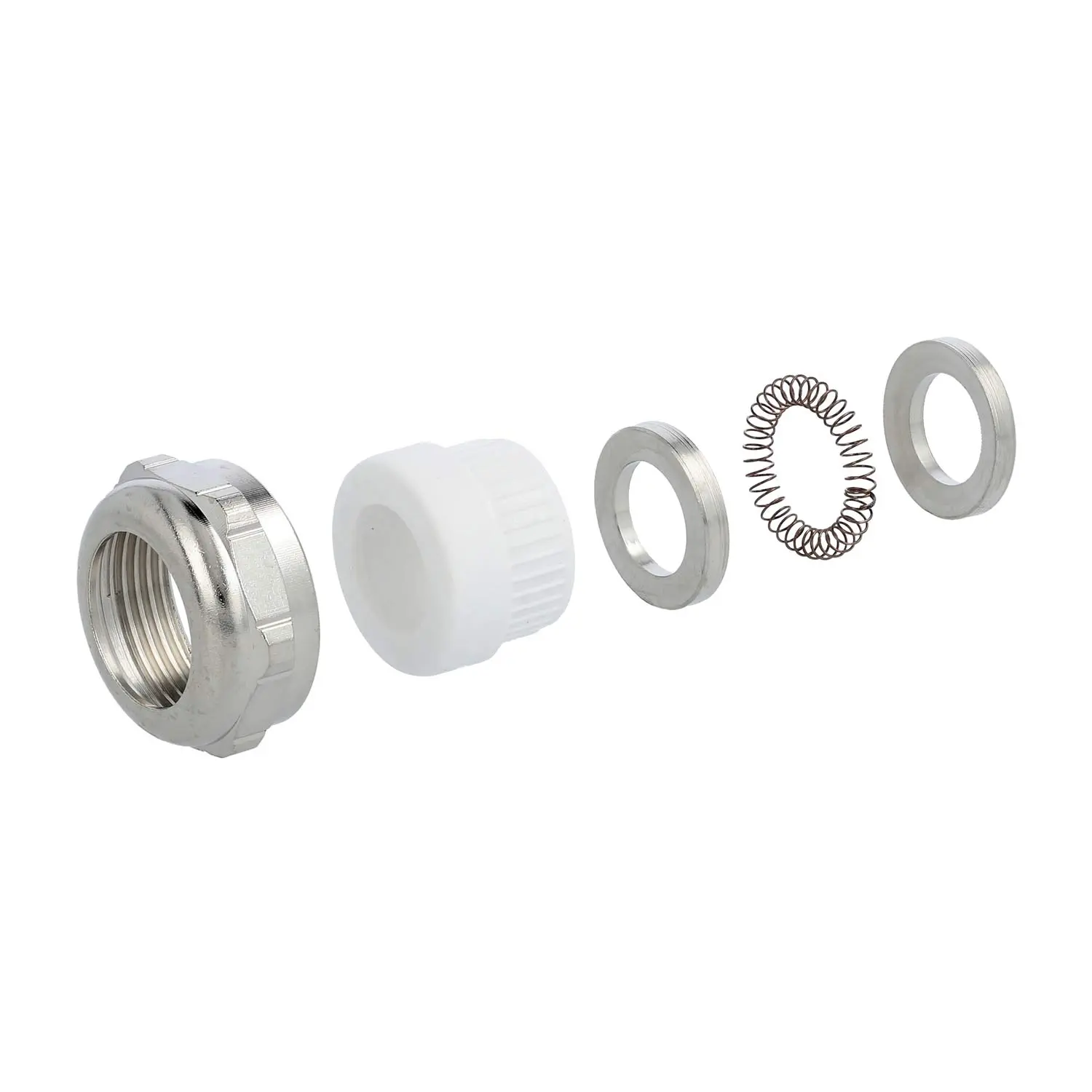 Produktfoto 1 von 19620005057 HARTING Q-Halbverschraubung EMV M25x1,5 Metall Schirmdurchmesser 6,0mm - 11,0mm