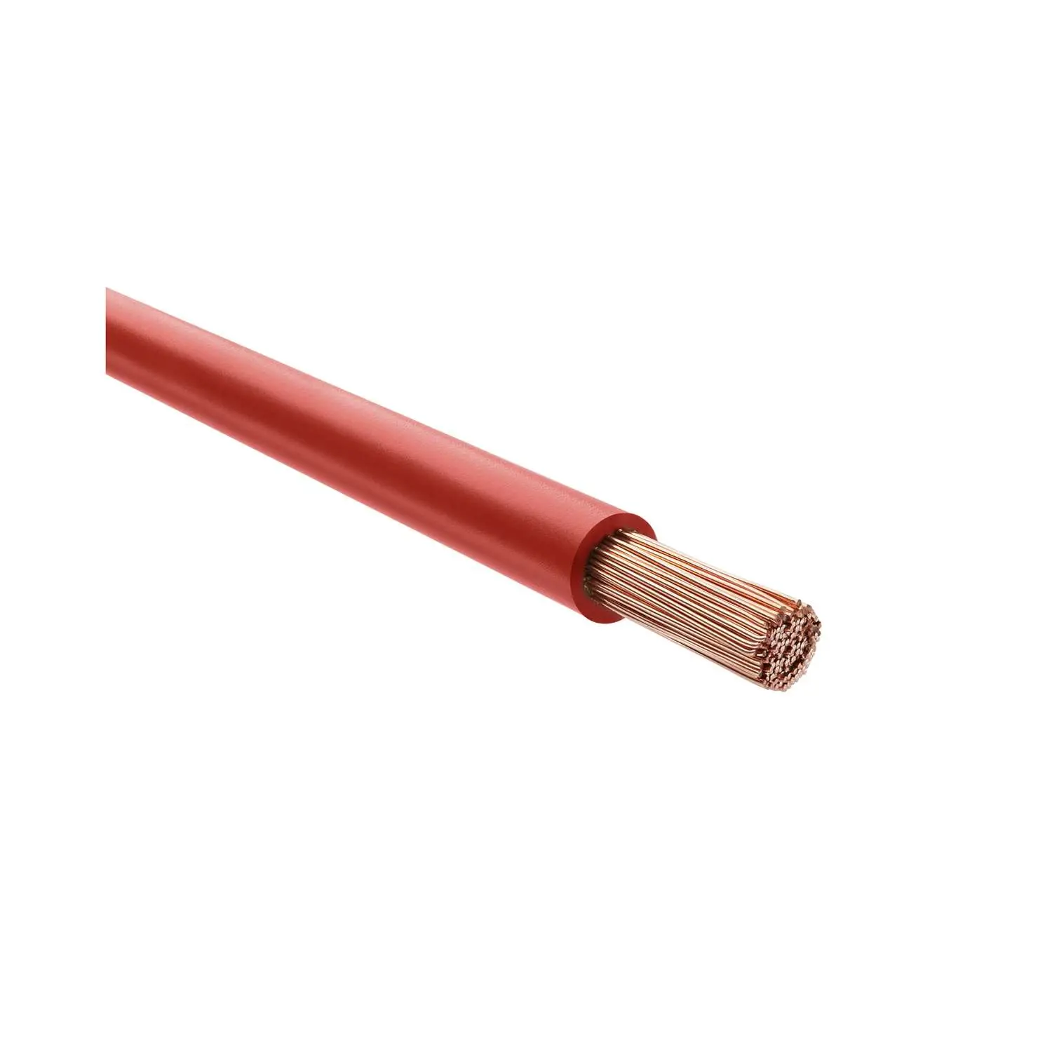 Produktfoto 1 von 29245 HELU KABEL H07V-K 1X35mm² RD (rot) Einzelader PVC rot AD 11,7mm Nennspannung Uo/U 450V/750V