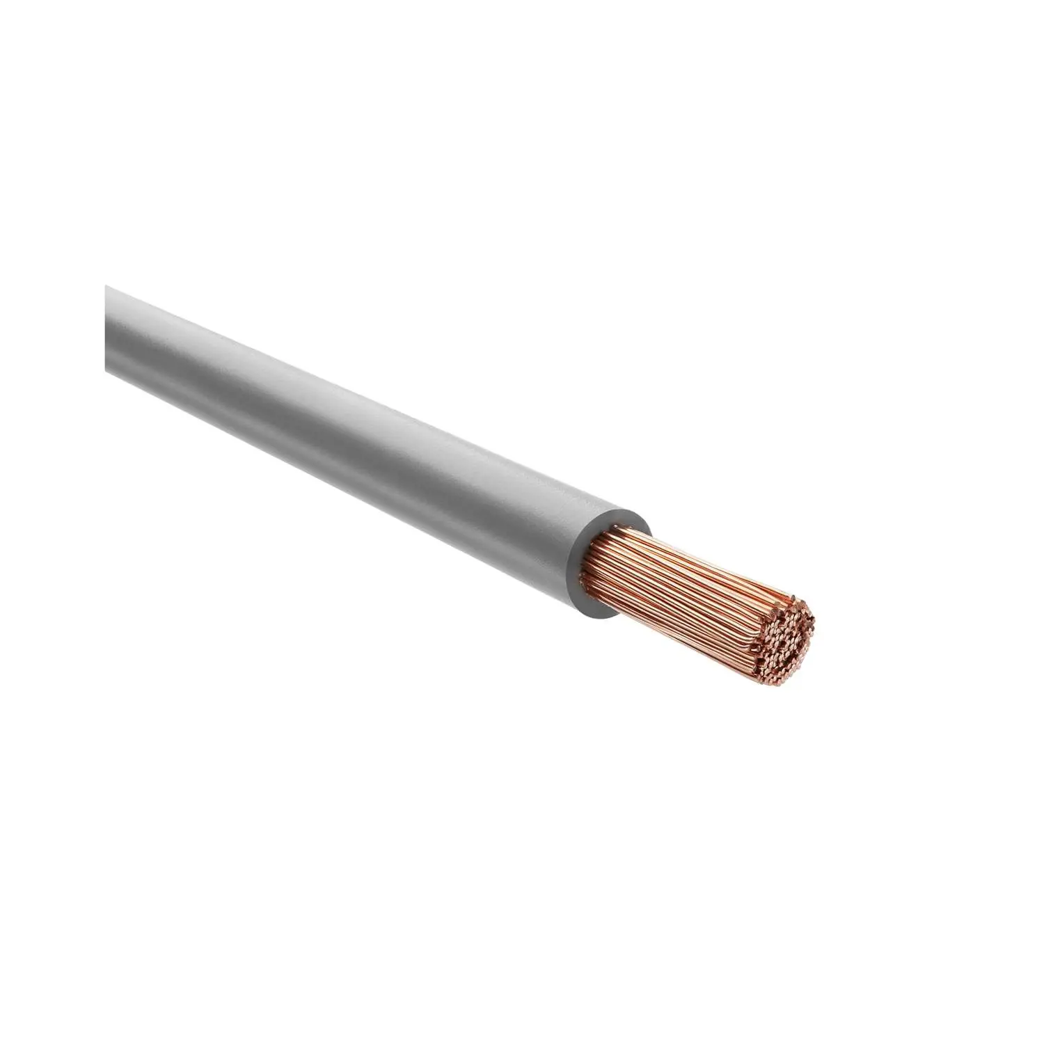 Produktfoto 1 von 29247 HELU KABEL H07V-K 1X35mm² GY (grau) Einzelader PVC grau AD 11,7mm Nennspannung Uo/U 450V/750V