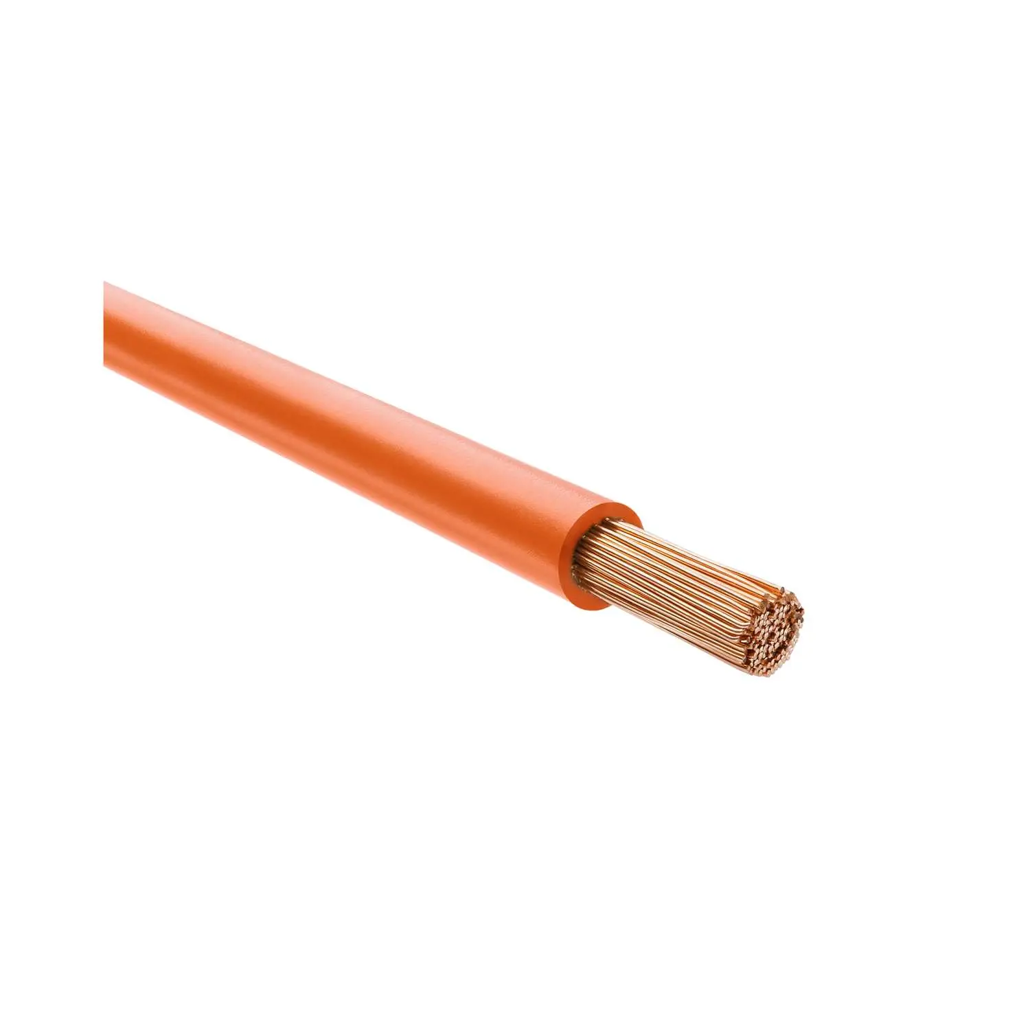 Produktfoto 1 von 29254 HELU KABEL H07V-K 1X35mm² OG (orange) Einzelader PVC orange AD 11,7mm Nennspannung Uo/U 450V/750V