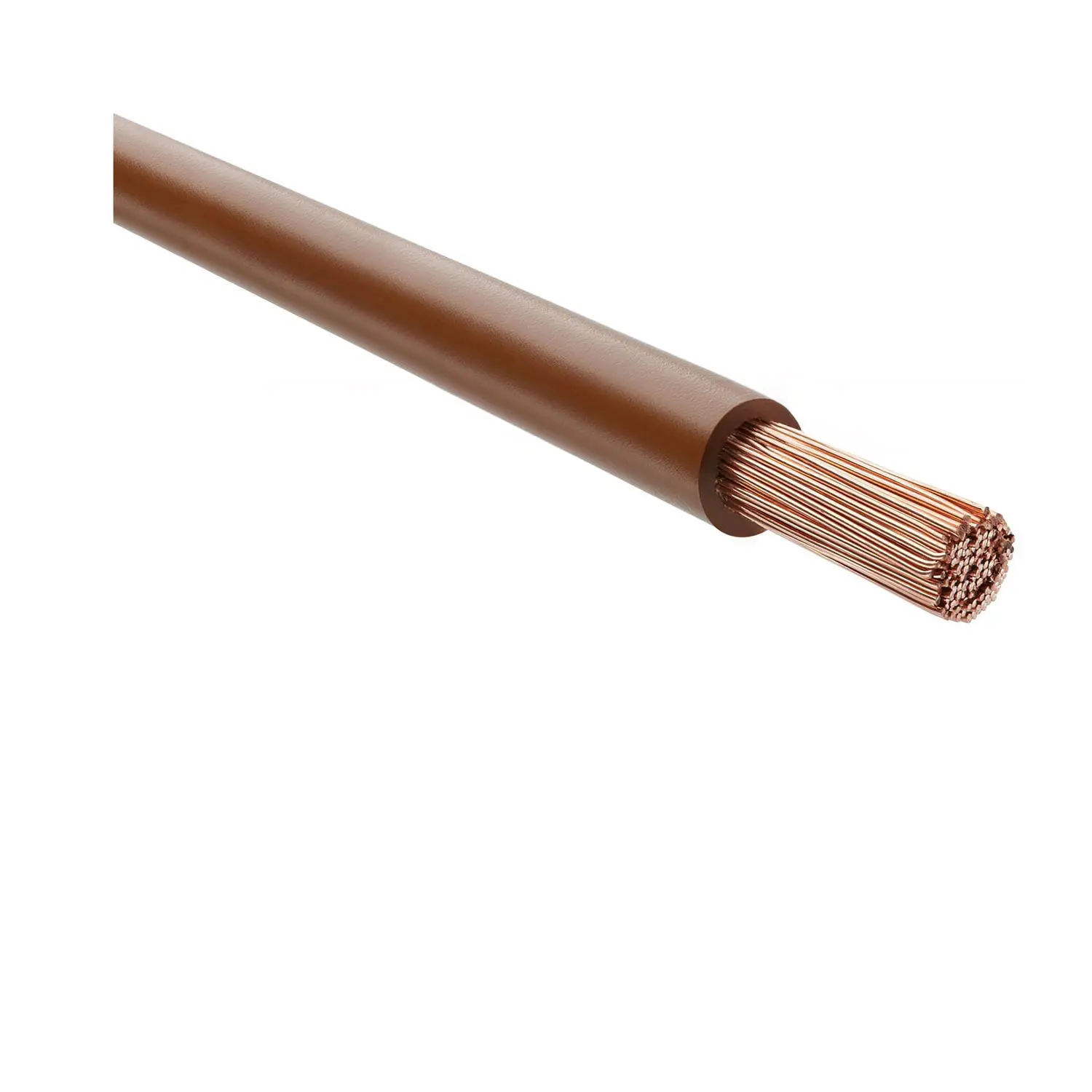 Produktfoto 1 von 26908 HELU KABEL H07V-K 1X70mm² BN (braun) Einzelader PVC braun AD 16,0mm Nennspannung Uo/U 450V/750V
