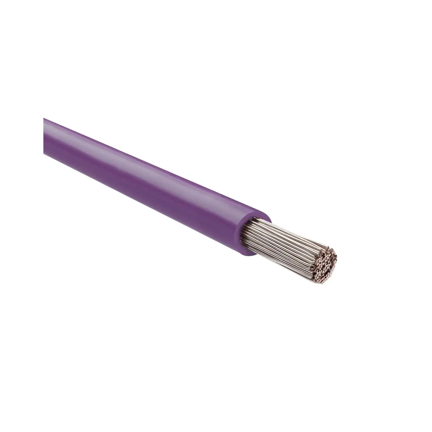 Produktfoto 1 von 11019482 HELU KABEL FÜNFNORM 1X4mm² AWG12 VT (violett) Einzelader violett AD 4,6mm Nennspannung Uo/U 450V/750V nach UL/CSA 600V