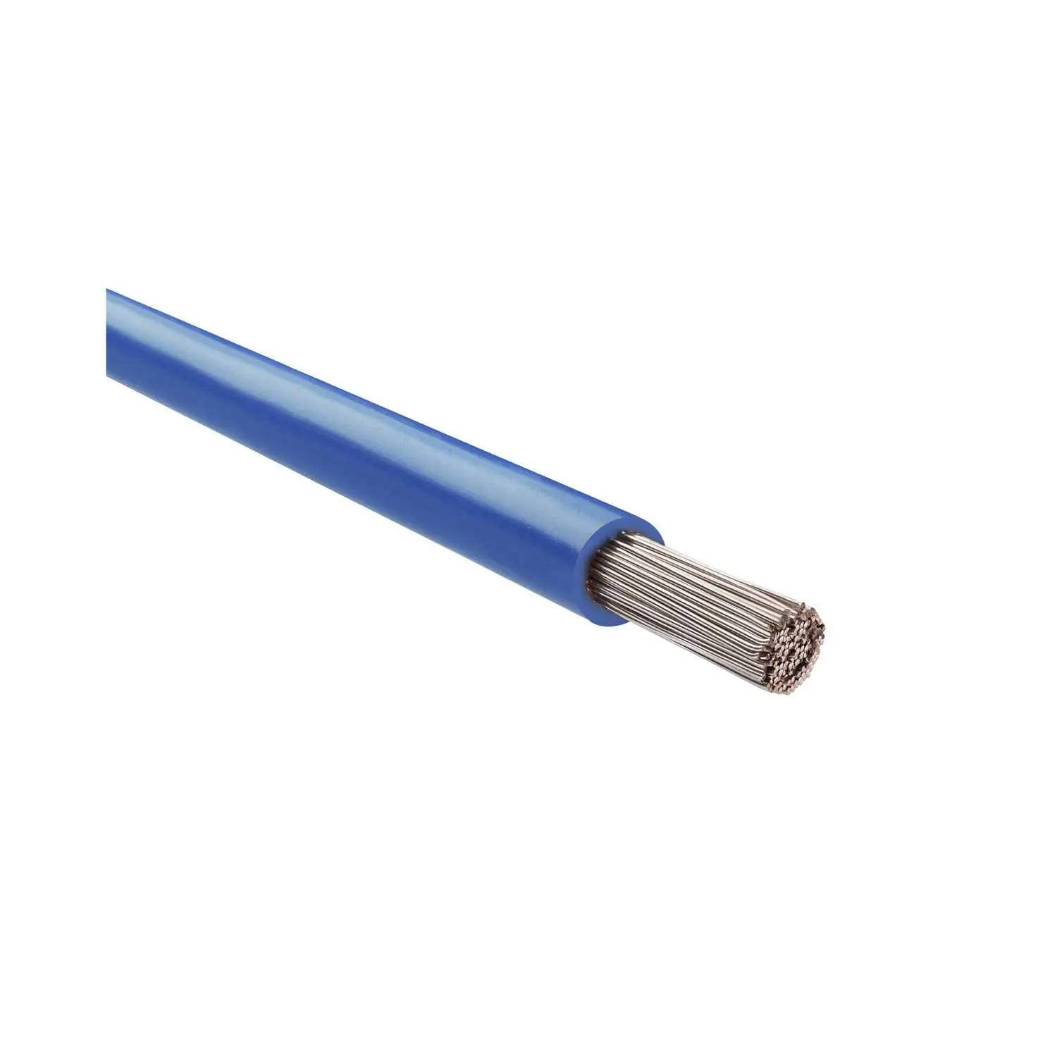 Produktfoto 1 von 64205 HELU KABEL FÜNFNORM 1X16mm² AWG6 BU (blau) Einzelader blau AD 9,0mm Nennspannung Uo/U 450V/750V nach UL/CSA 600V