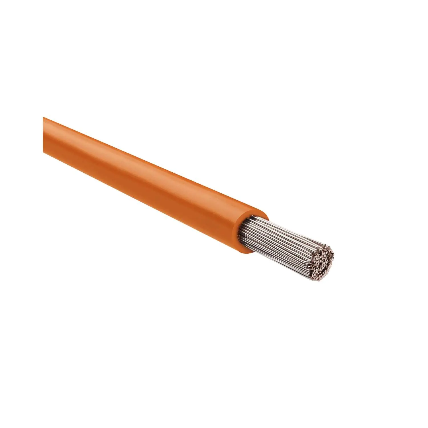 Produktfoto 1 von 64216 HELU KABEL FÜNFNORM 1X16mm² AWG6 OG (orange) Einzelader orange AD 9,0mm Nennspannung Uo/U 450V/750V nach UL/CSA 600V