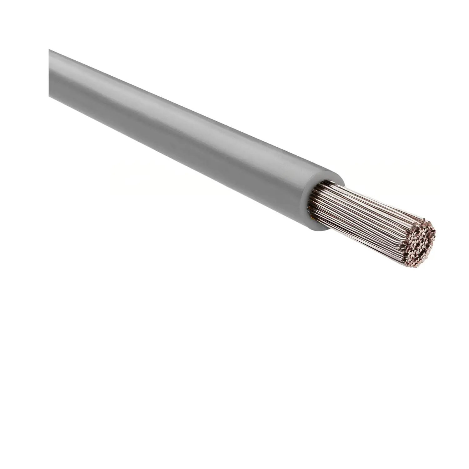 Produktfoto 1 von 64241 HELU KABEL FÜNFNORM 1X35mm² AWG2 GY (grau) Einzelader grau AD 11,7mm Nennspannung Uo/U 450V/750V nach UL/CSA 600V