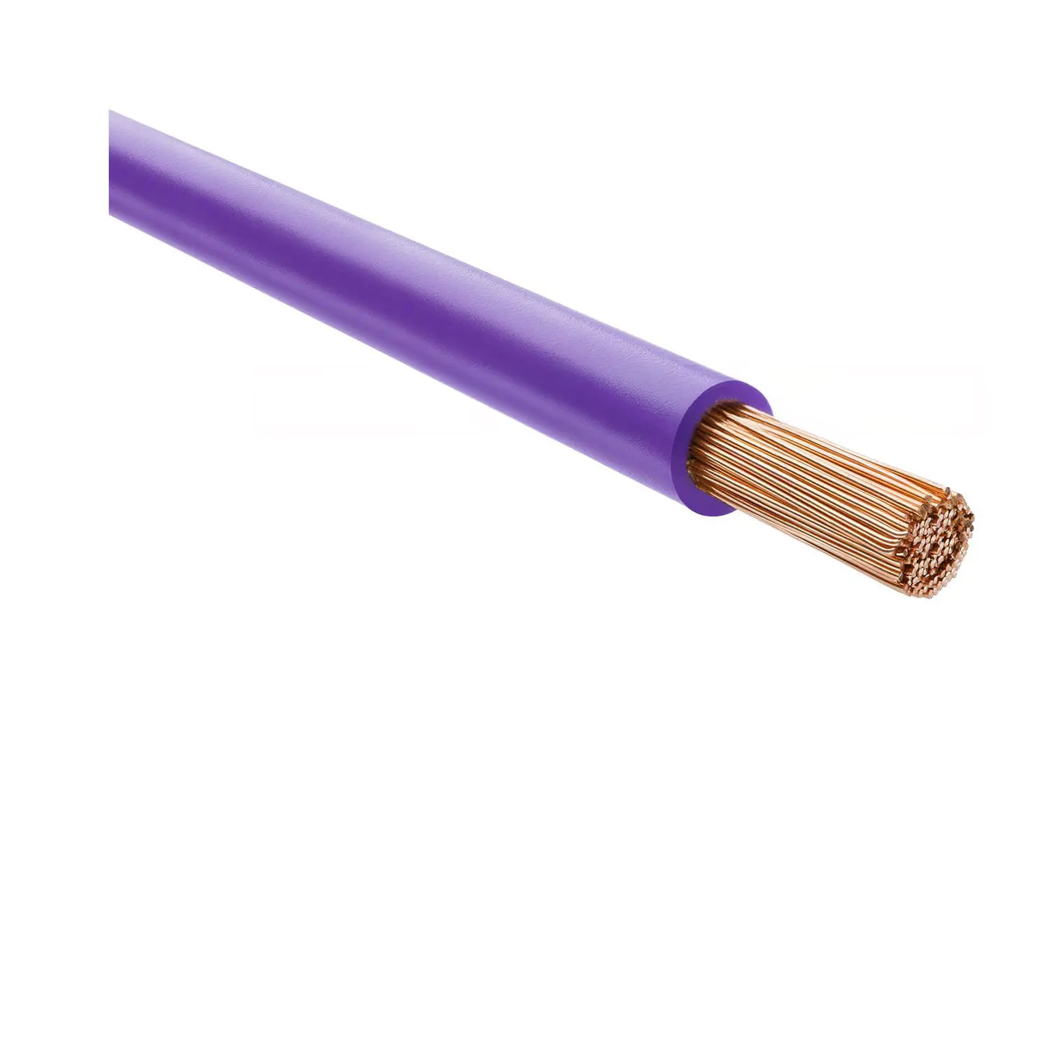 Produktfoto 1 von 51793 HELU KABEL H07Z-K 90°C 1X4mm² VT (violett) Einzelader halogenfrei violett AD 4,9mm Nennspannung Uo/U 450V/750V