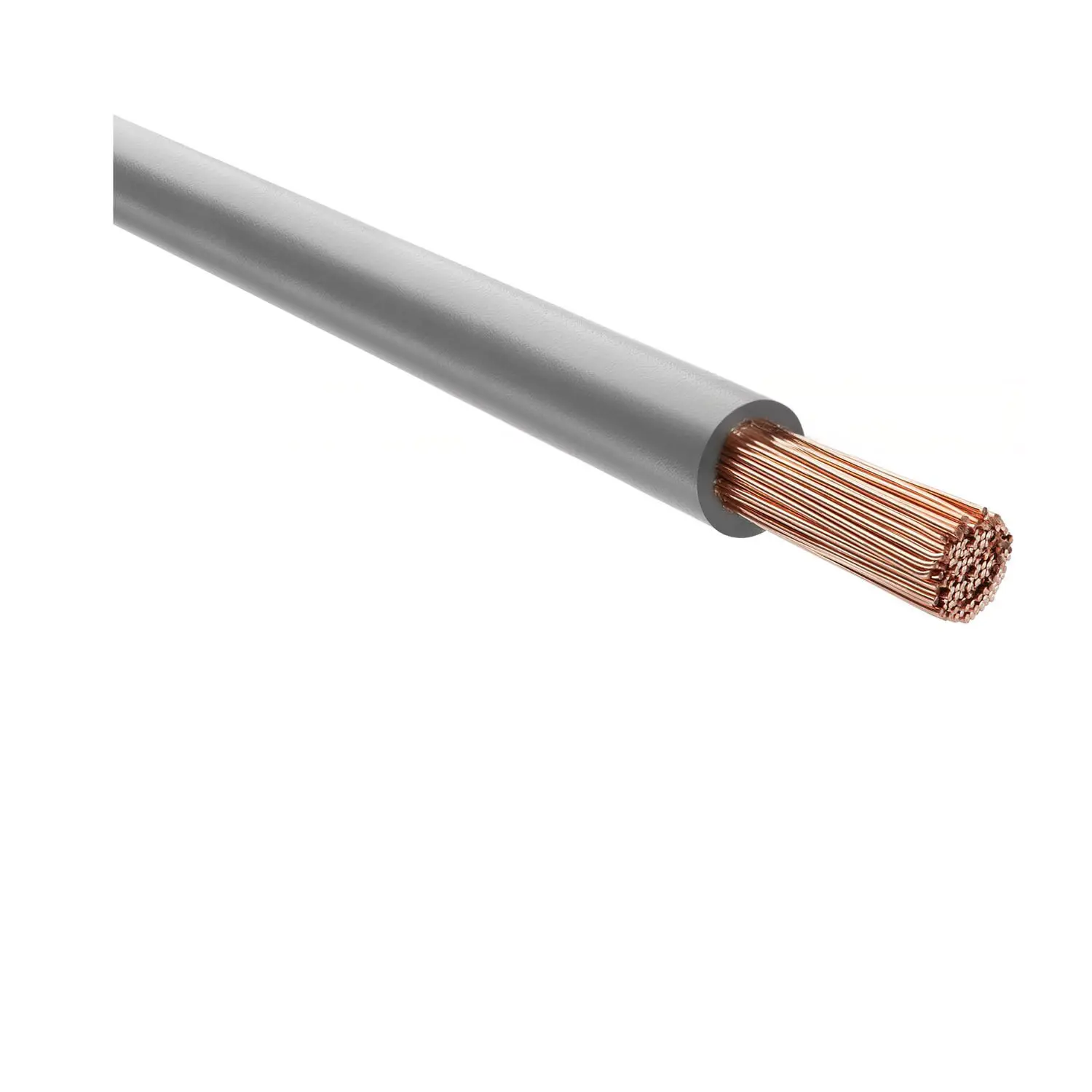Produktfoto 1 von 51828 HELU KABEL H07Z-K 90°C 1X25mm² GY (grau) Einzelader halogenfrei grau AD 10,6mm Nennspannung Uo/U 450V/750V