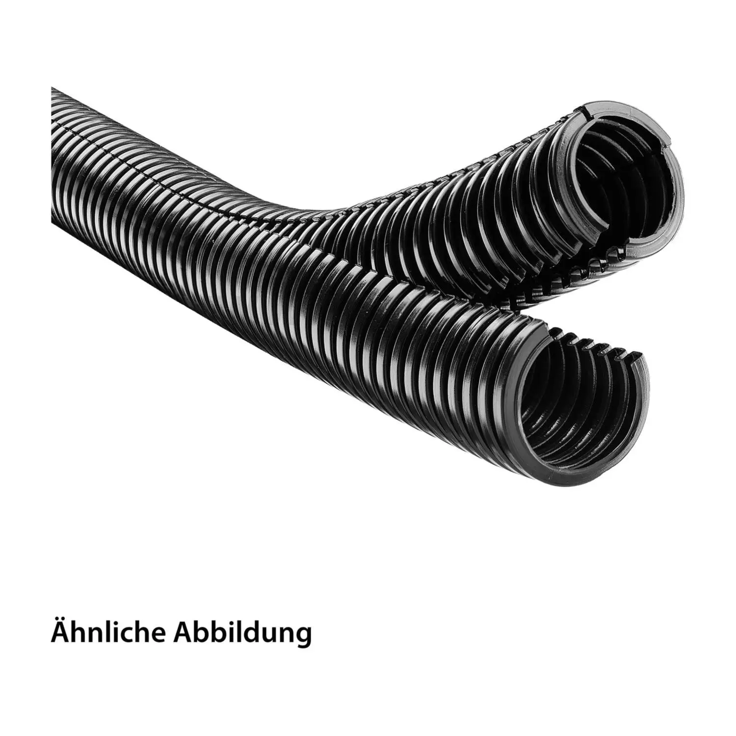 10269202026 FLEXA ROHRflex-Duo PA 6 Wellschlauch / Wellrohr Polyamid PA6 Duo - AD 35,0mm, ID 27,2mm schmales Profil, Mindestbiegeradius bewegt 360,0mm
