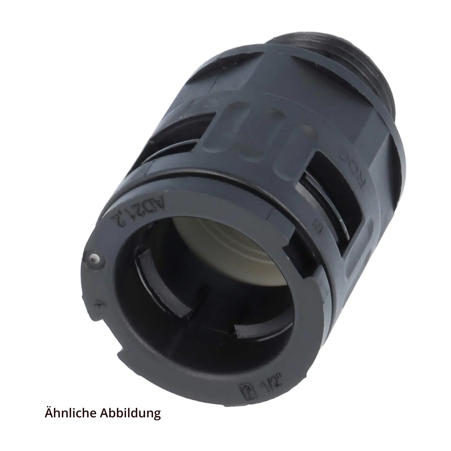 Produktfoto 1 von 15020037220 FLEXA RQG-M Schnellverschraubung gerade Gewinde M20x1,5 für Schlauch-Außendurchmesser 21,2mm hochdichtend mit Außengewinde