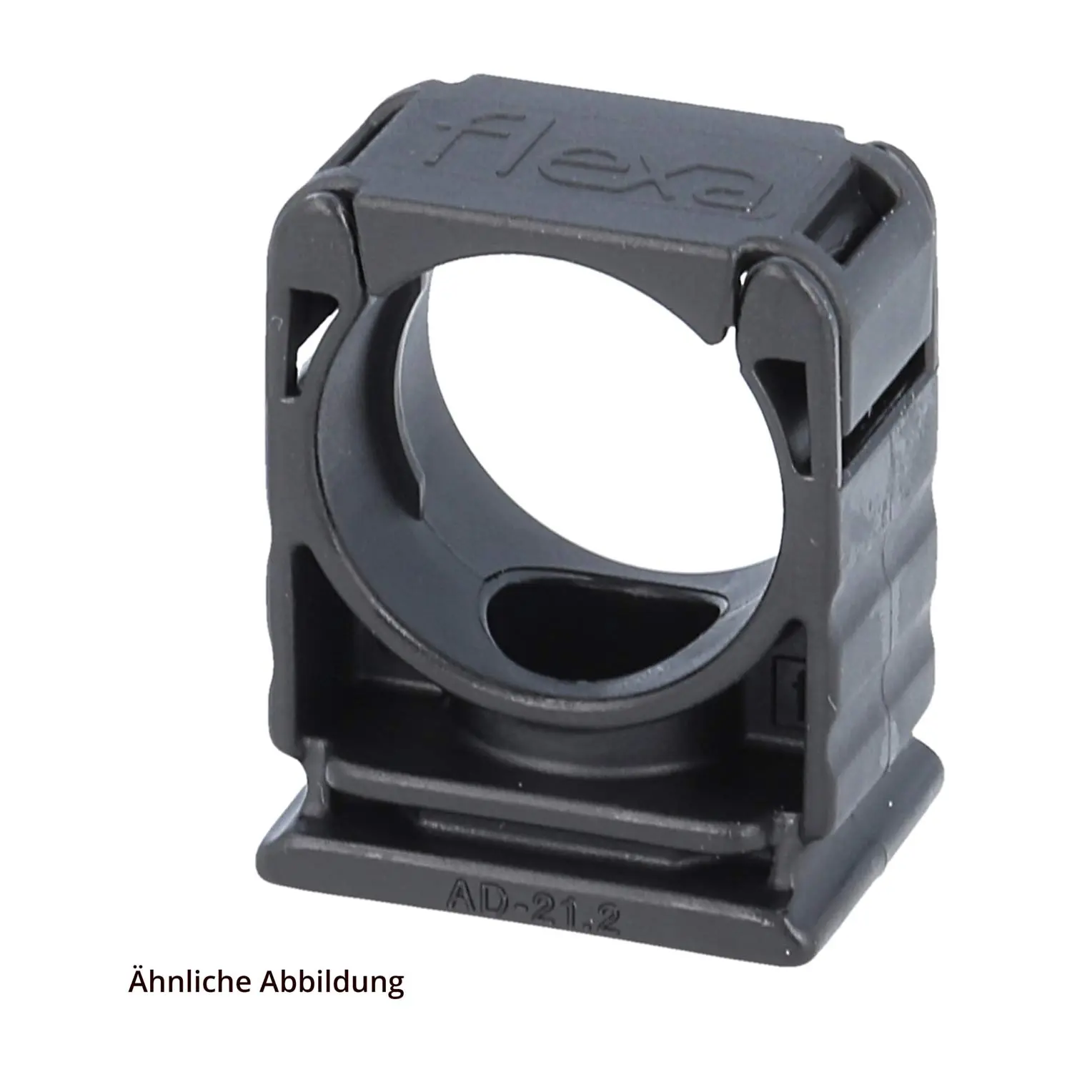 Produktfoto 1 von 15030028248 FLEXA FSHB 54 Schlauchhalter mit Deckel für Schlauch-Außendurchmesser 54,5mm für Wellschlauch AD 54.5mm