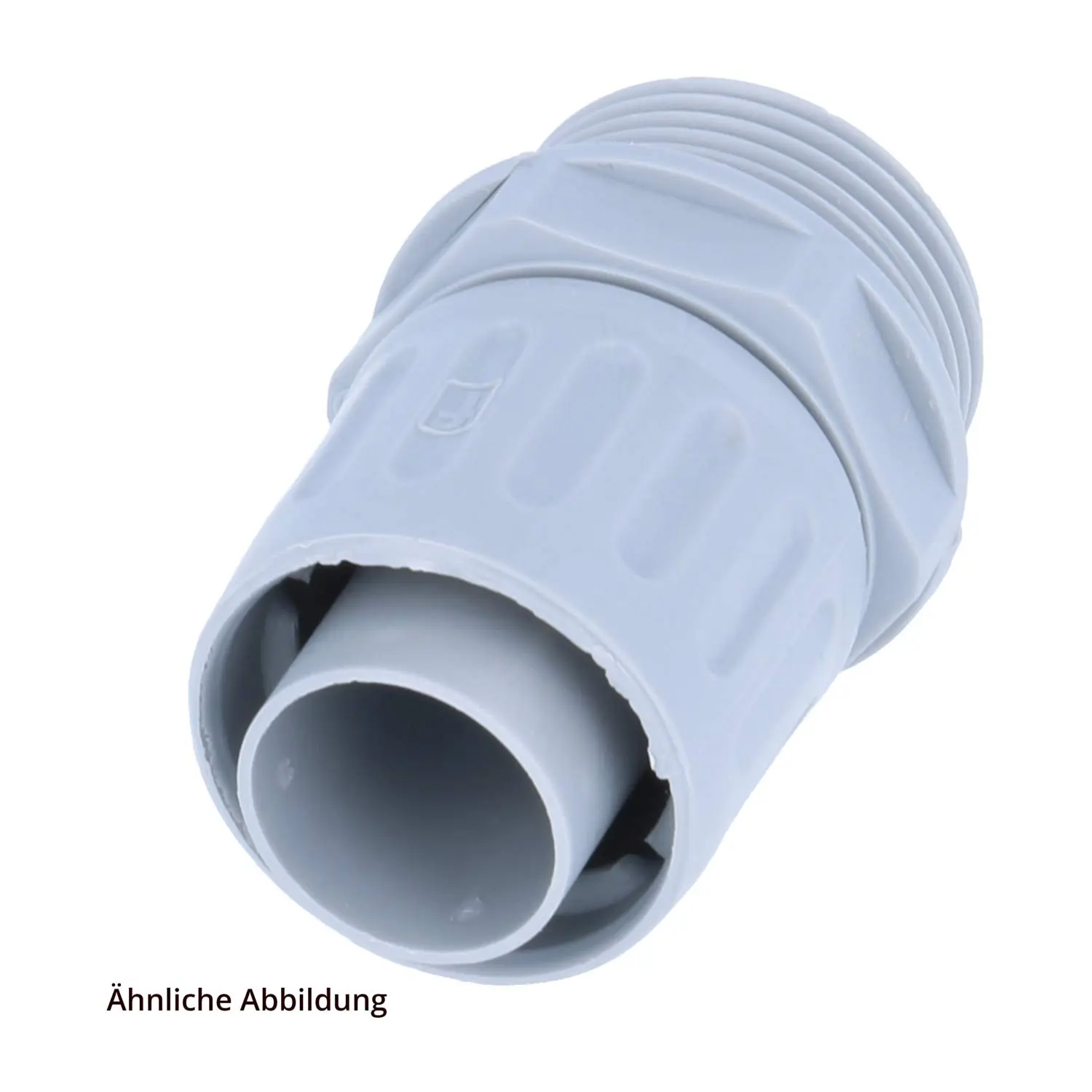 Produktfoto 1 von 15020014025 FLEXA FLKI Kunststoffverschraubung gerade Gewinde M25x1,5 für Schlauch-Außendurchmesser 21,0mm für Schlauch-Innendurchmesser 16,0mm