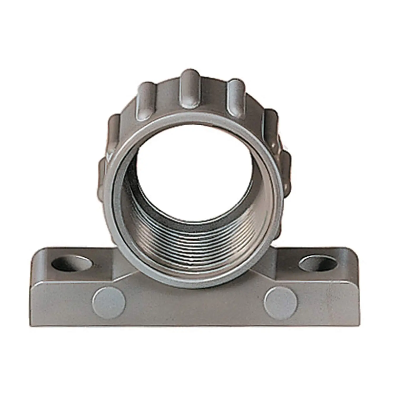 Produktfoto 1 von 10315001040 FLEXA FVBW Befestigungswinkel mit Gewinde M40x1,5 für M40 Schlauchverschraubungen Anschraubloch 65,5mm Bohrung 2x6,7mm