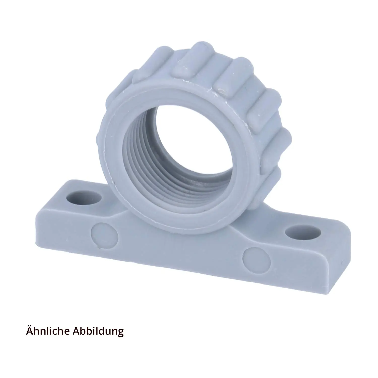 10315001063 FLEXA FVBW Befestigungswinkel mit Gewinde M63x1,5 für M63 Schlauchverschraubungen Anschraubloch 84,4mm Bohrung 2x8,2mm