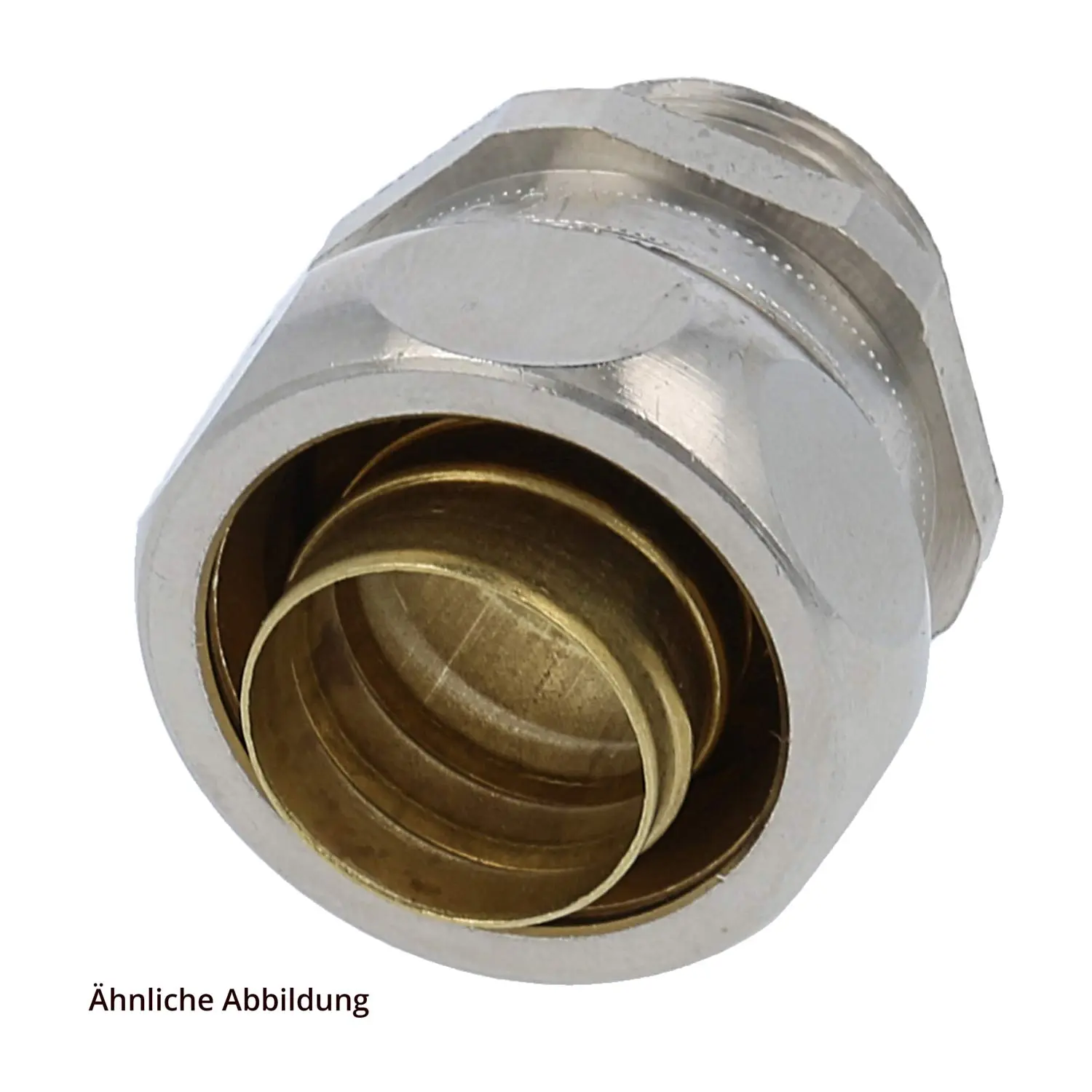 Produktfoto 1 von 15011328032 FLEXA US-M Metallverschraubung gerade Gewinde M32x1,5 für Schlauch-Außendurchmesser 36,0mm für Schlauch-Innendurchmesser 29,0mm