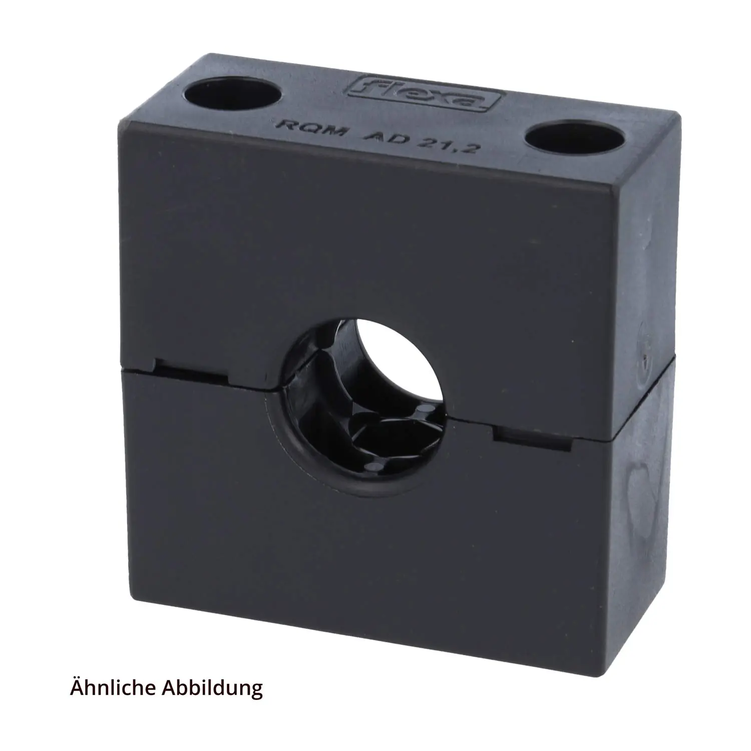 Produktfoto 1 von 15020020221 FLEXA FMSH Schlauchhalter massiv für Schlauch-Außendurchmesser 28,5mm für Wellschlauch AD 28.5mm