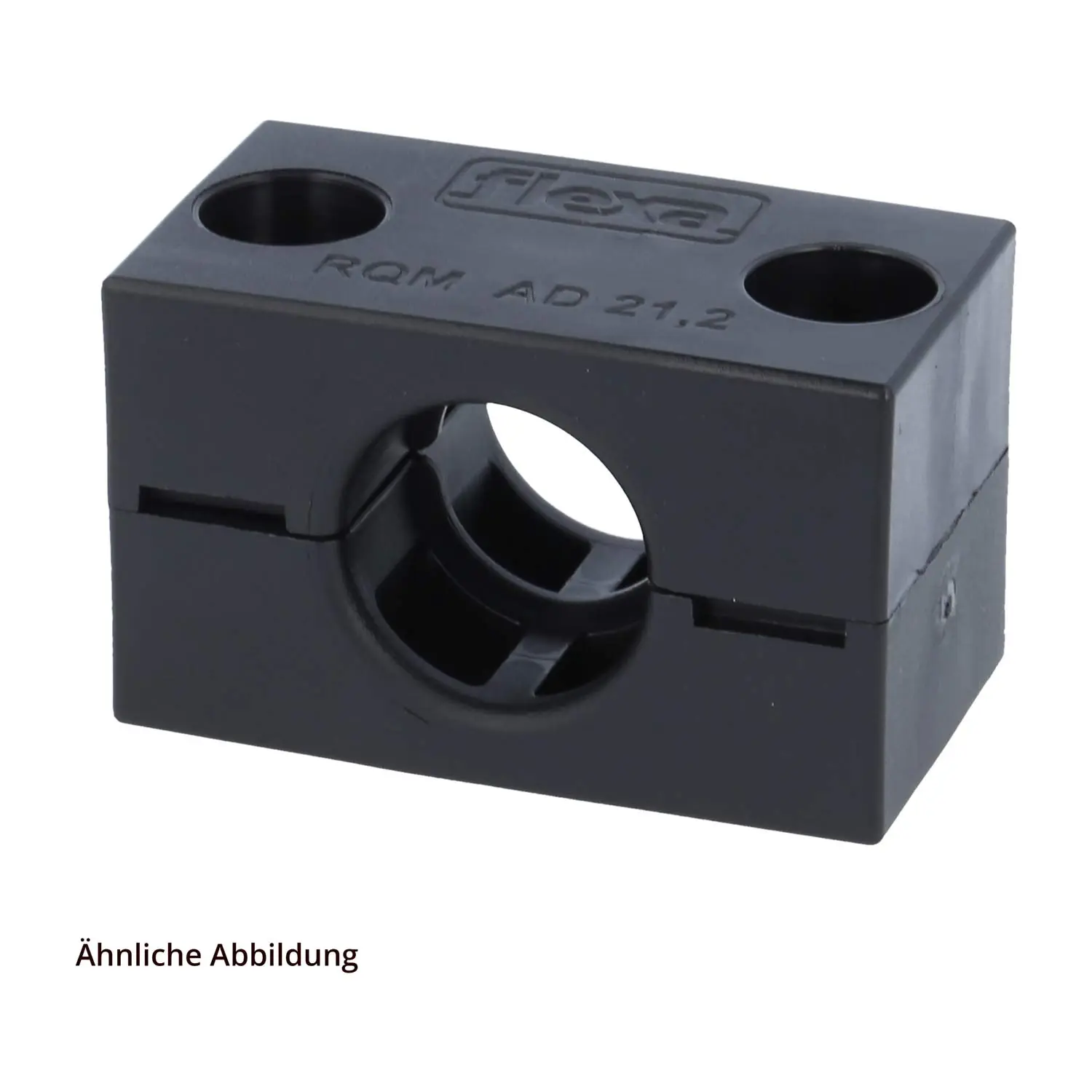 Produktfoto 1 von 15020006211 FLEXA FMSHS Schlauchhalter massiv für Schlauch-Außendurchmesser 15,8mm für Wellschlauch AD 15.8mm