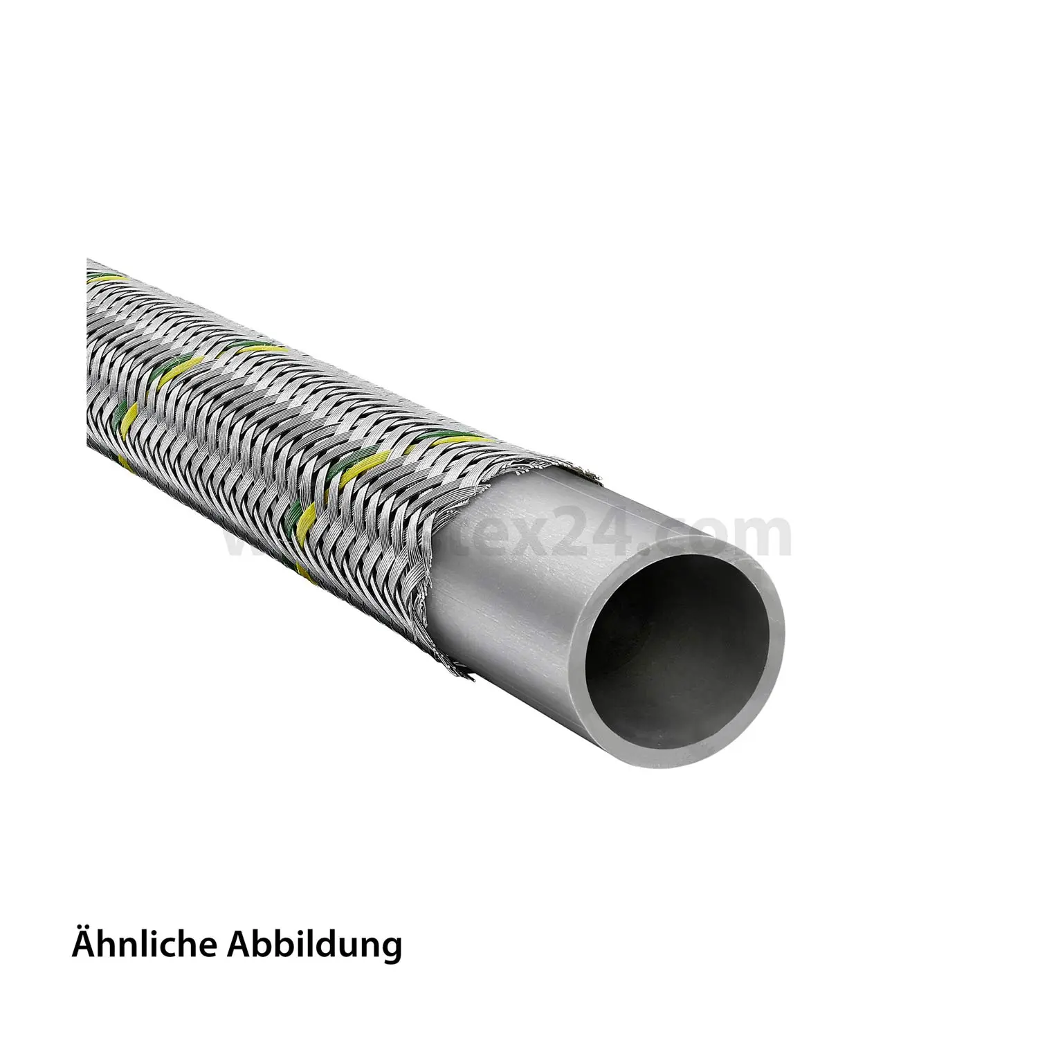 Produktfoto 1 von 14020101006 FLEXA K-EDU Kunststoffschutschlauch PVC mit Stahldrahtgeflecht FK-EDU10, AD 10,0mm, ID 6,0mm innen glatt