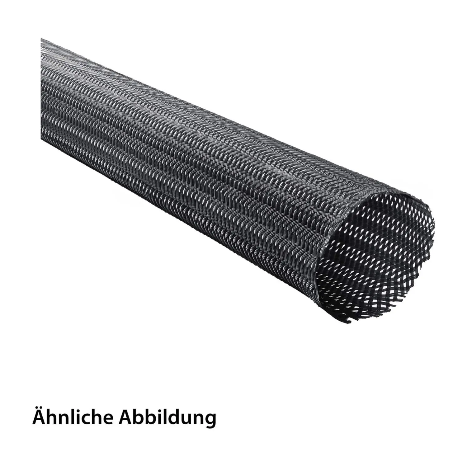 Produktfoto 1 von 10239202022 FLEXA HG-PA Hohlgeflechtschlauch Polyamid 6.6 Monofile - Einsatzbereich 10,0mm - 22,0mm Temperaturbereich -50°C bis 120°C kurzzeitig 150°C