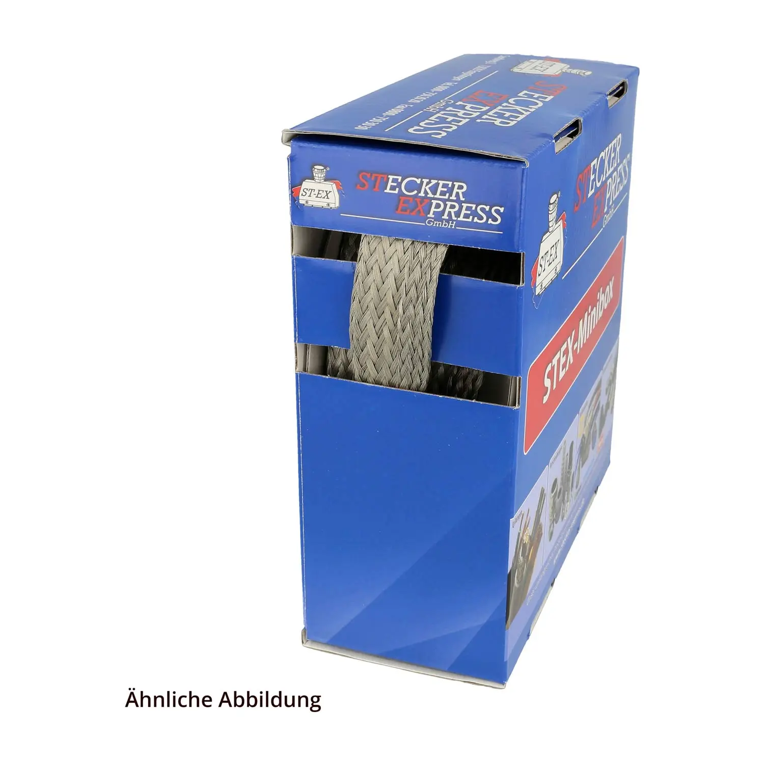 Produktfoto 1 von 66160200001 FLEXA Minibox HG-CU Hohlgeflechtschlauch verzinnter Kupferdraht Einsatzbereich 16,0mm - 27,0mm Temperaturbereich -75°C bis 250°C