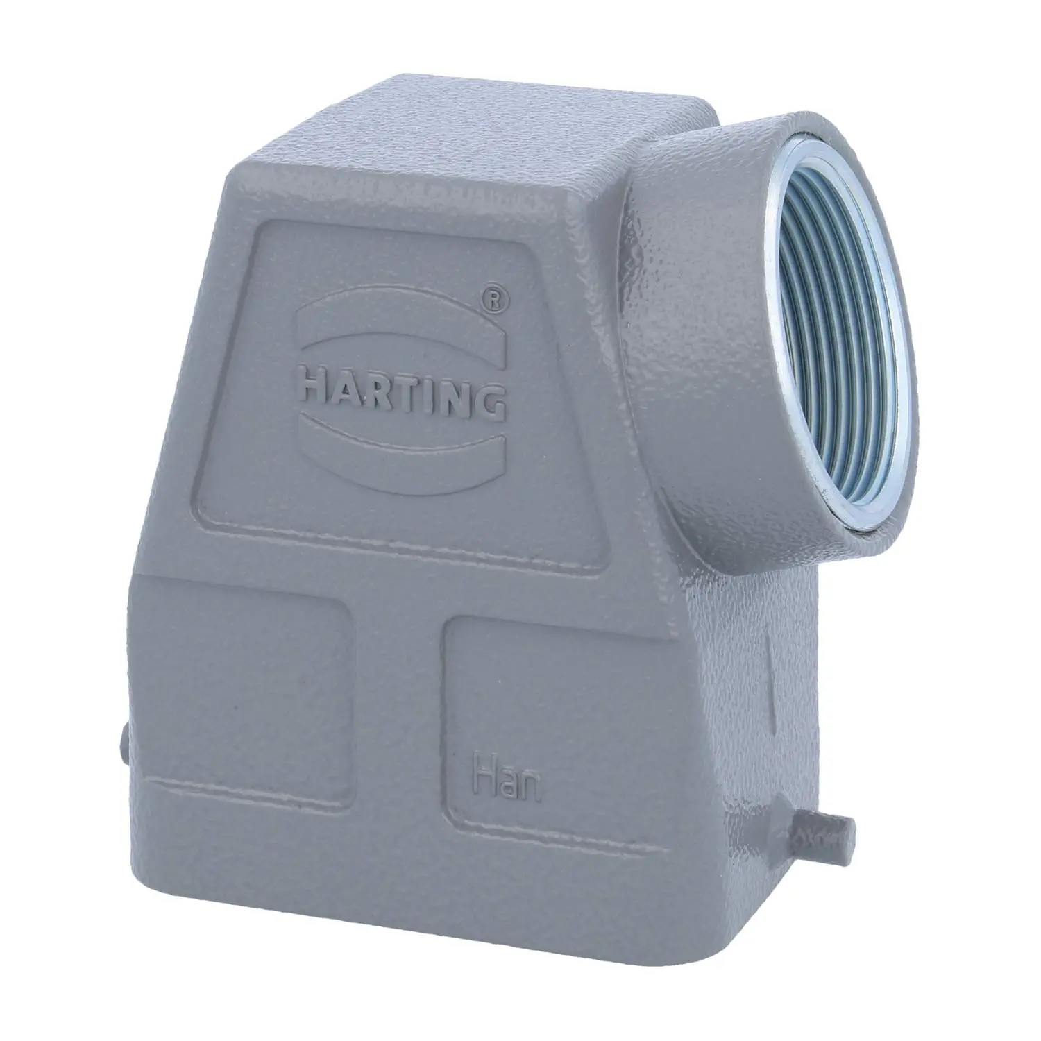Produktfoto 1 von 05300060563-2 HARTING Han 6B Tüllengehäuse hoch, 1xM32 seitlicher Kabelabgang, für 1 Bügel (am Unterteil) Verschraubung M32 Klemmbereich 11,0mm - 21,0mm