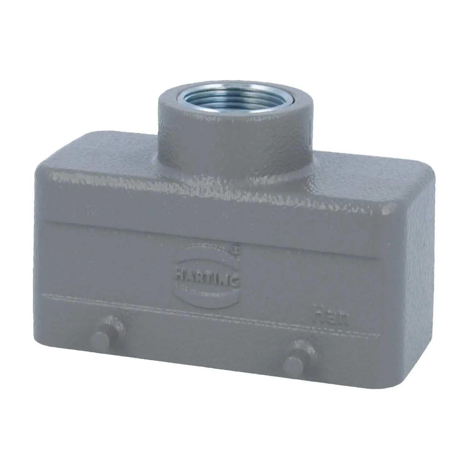 05300161461-2 HARTING Han 16B Tüllengehäuse niedrig, 1xM25 gerader Kabelabgang, für 2 Bügel (am Unterteil) Verschraubung M25 Klemmbereich 9,0mm - 17,0mm