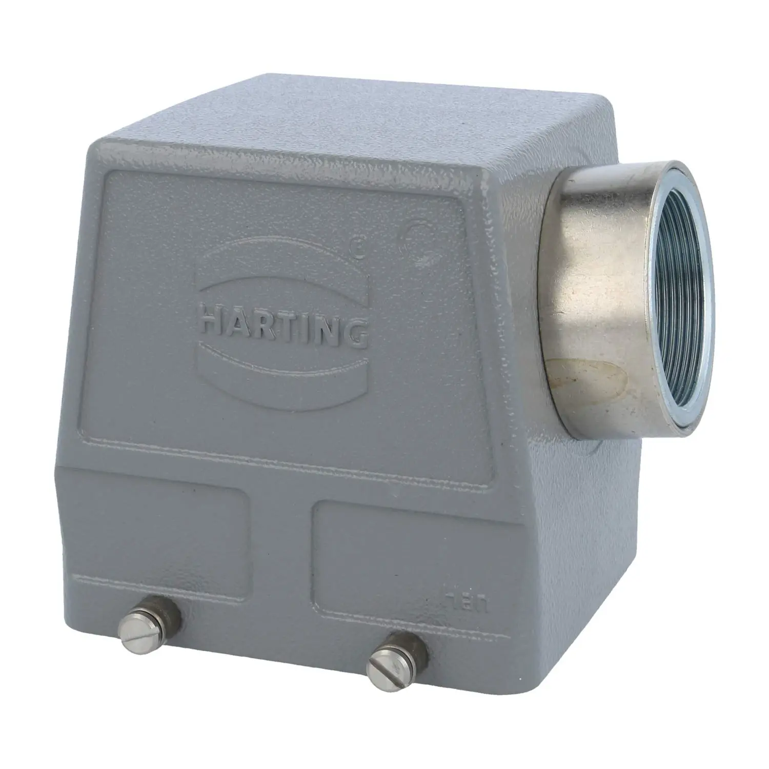 Produktfoto 1 von 05300320562-2 HARTING Han 32B Tüllengehäuse hoch, 1xM40 seitlicher Kabelabgang, für 2 Bügel (am Unterteil) Verschraubung M40 Klemmbereich 19,0mm - 28,0mm