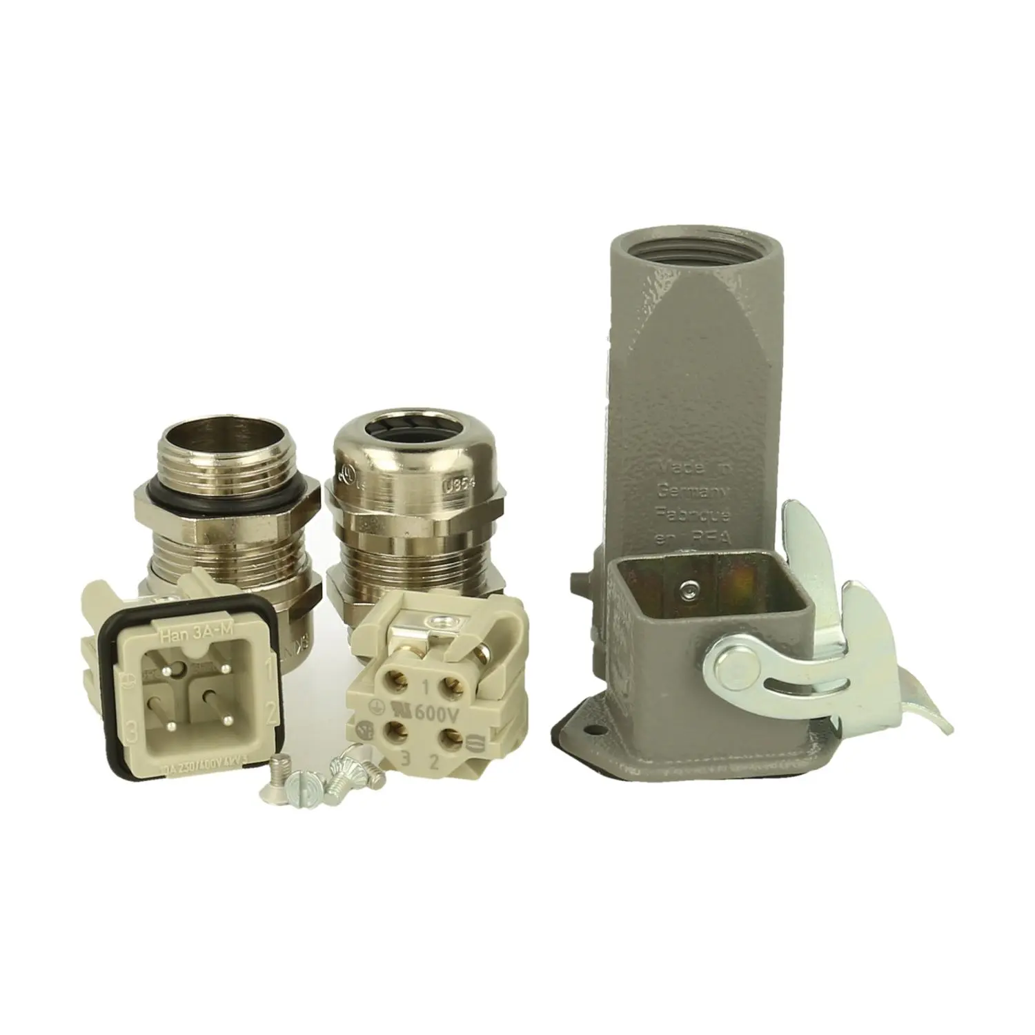 Produktfoto 1 von 10200030001 HARTING Han KIT 3A Komplett Set