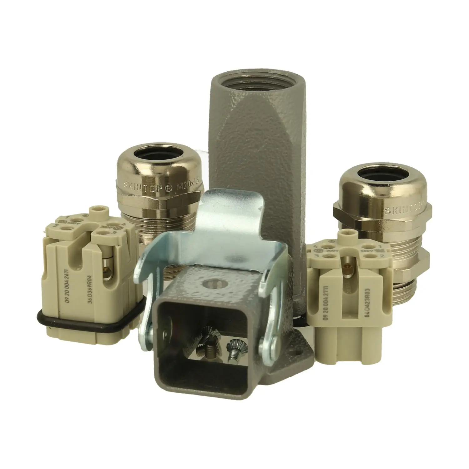 Produktfoto 1 von 10200040003 HARTING Han KIT 4A Komplett Set