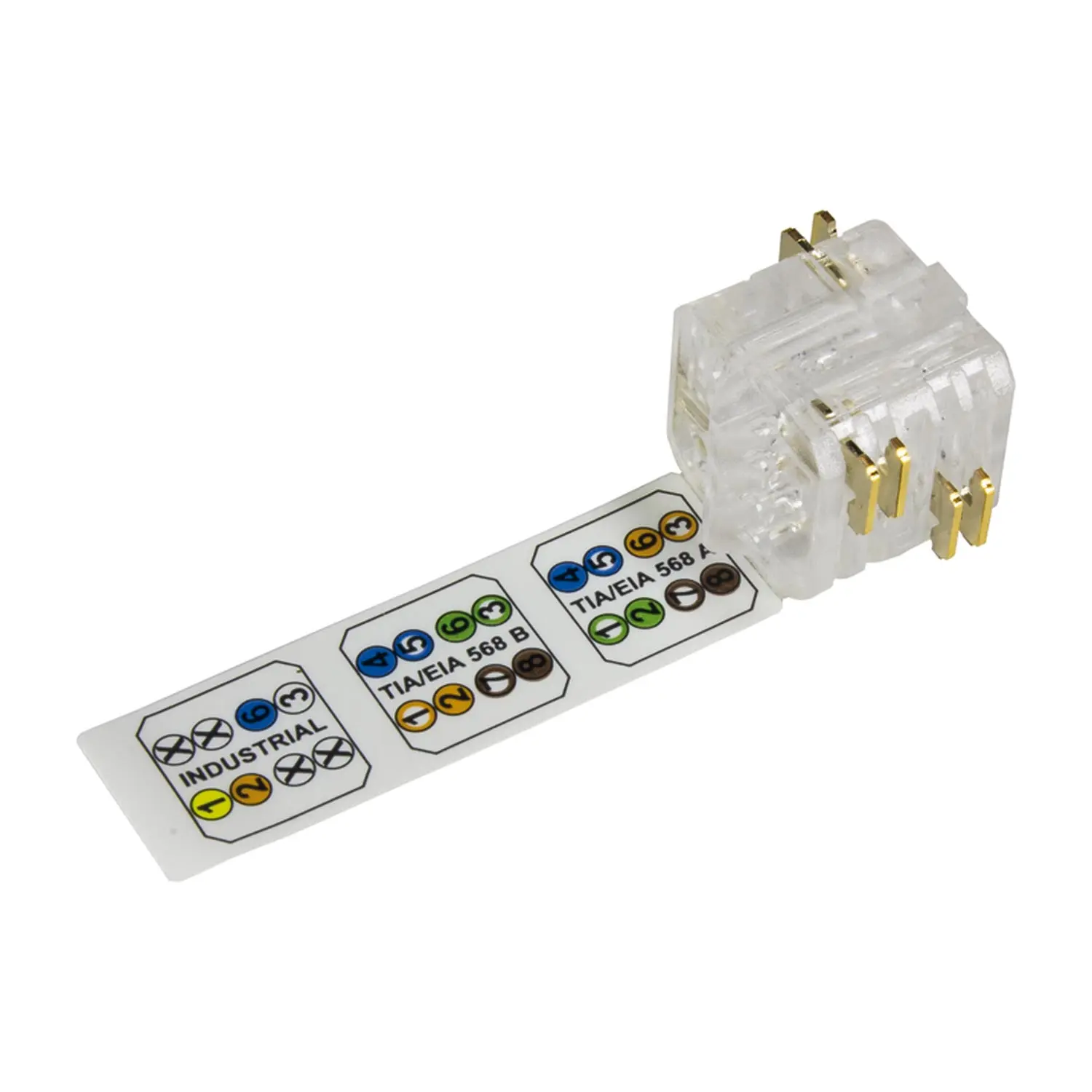 Produktfoto 1 von preLink Abschlussbl. AWG22/24 gelb 1=10