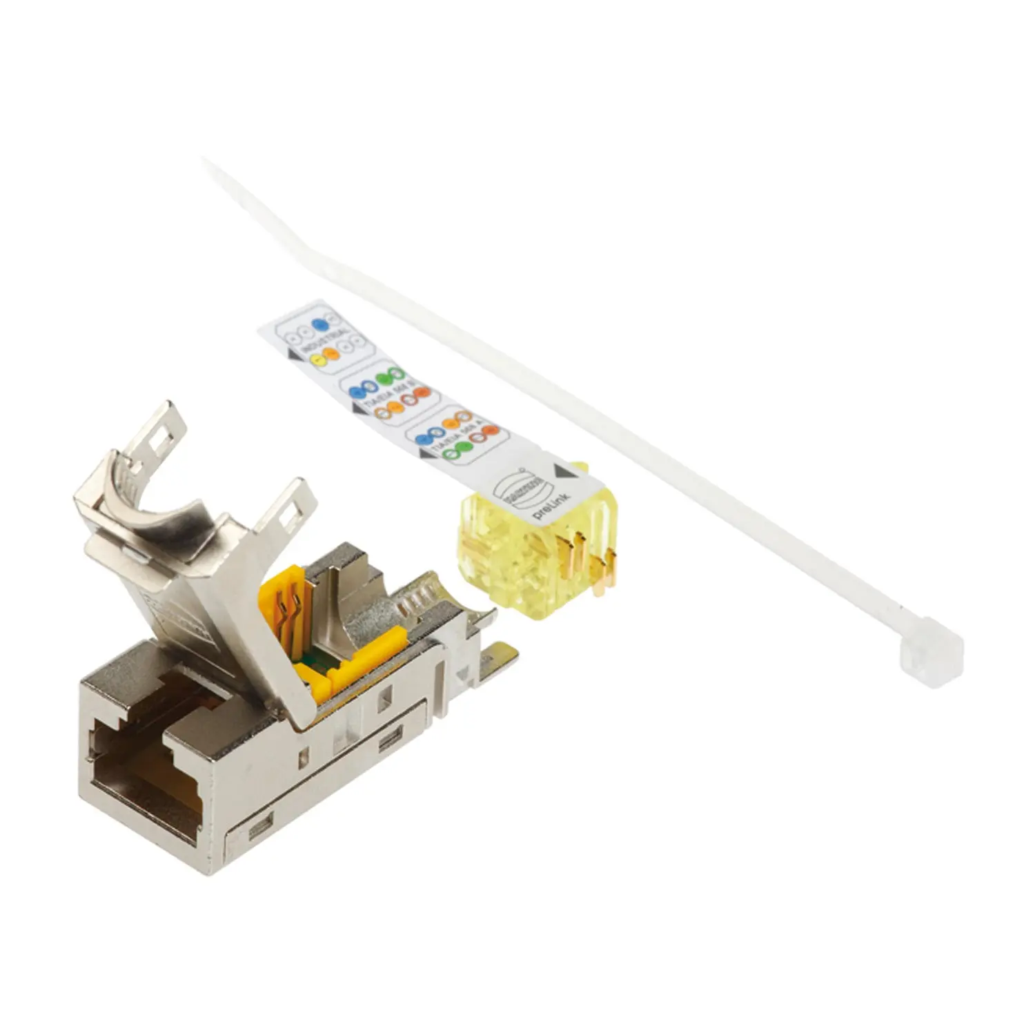 Produktfoto 1 von 20820010001 HARTING Steckverbinder, Buchsenmodul, preLink Schneidklemmanschluss, Baugröße: HIFF-Version, Leiterquerschnitt: 0,22 bis 0,32 mm²