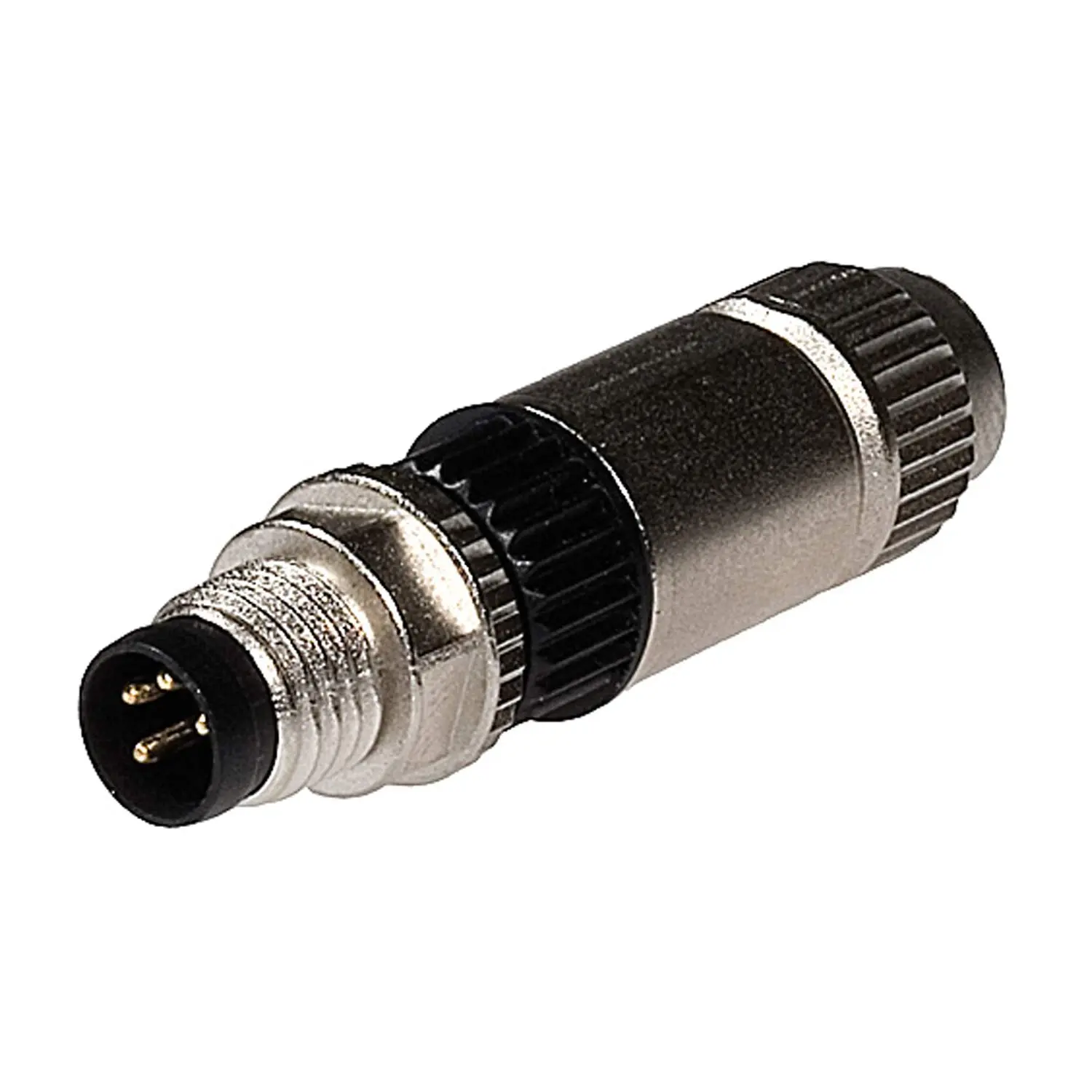 Produktfoto 1 von 21021511405 HARTING M8 Sensorsteckverbinder gerade Stift Schneidklemmanschluss (IDC-Kontakte), Polzahl 4-polig Kabelabgang gerade, Klemmbereich 2,5mm - 5,1mm
