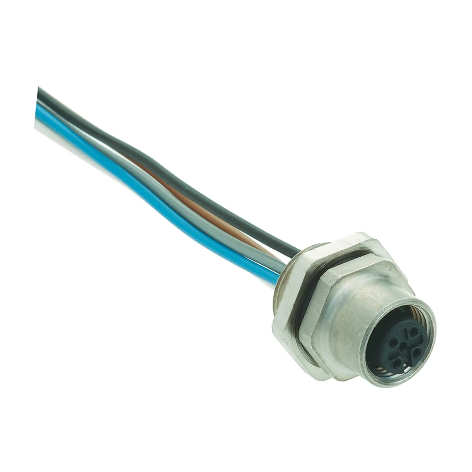 Produktfoto 1 von 21033112501 HARTING Wanddurchführung M12 Buchse A Kodiert 500mm