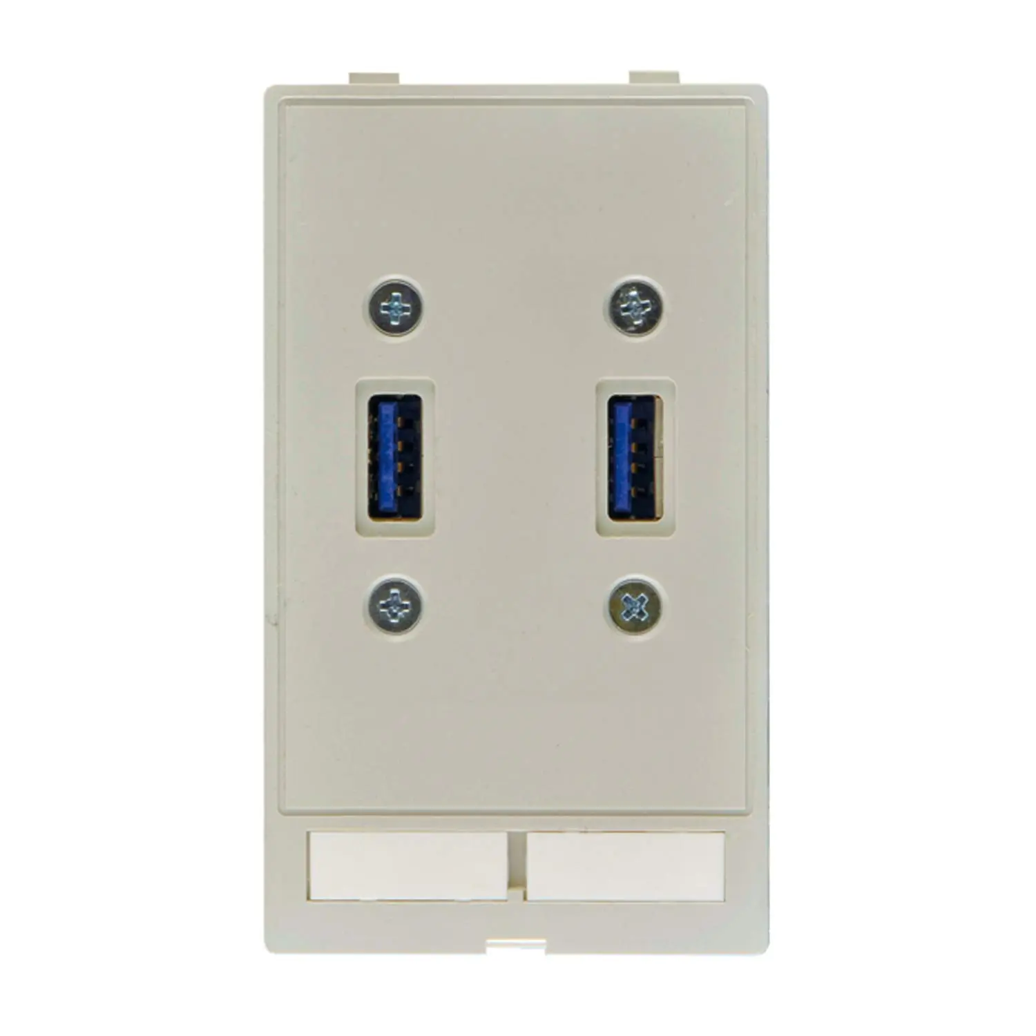 Produktfoto 1 von 39500020093 HARTING Han Port Datensteckverbinder 2xUSB Bauform A 2xUSB Bauform A nach Spez.2,0 Buchse/Buchse Gender Chan