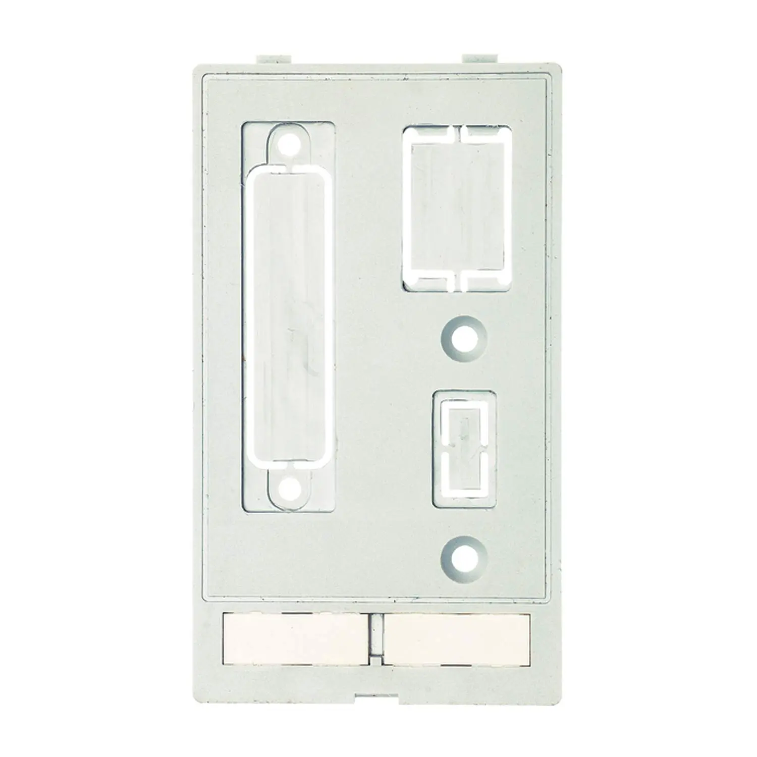 Produktfoto 1 von 39500000851 HARTING Han Port Frontrahmen für 1x USB 1x RJ45 1xSUB D25 plastik grau