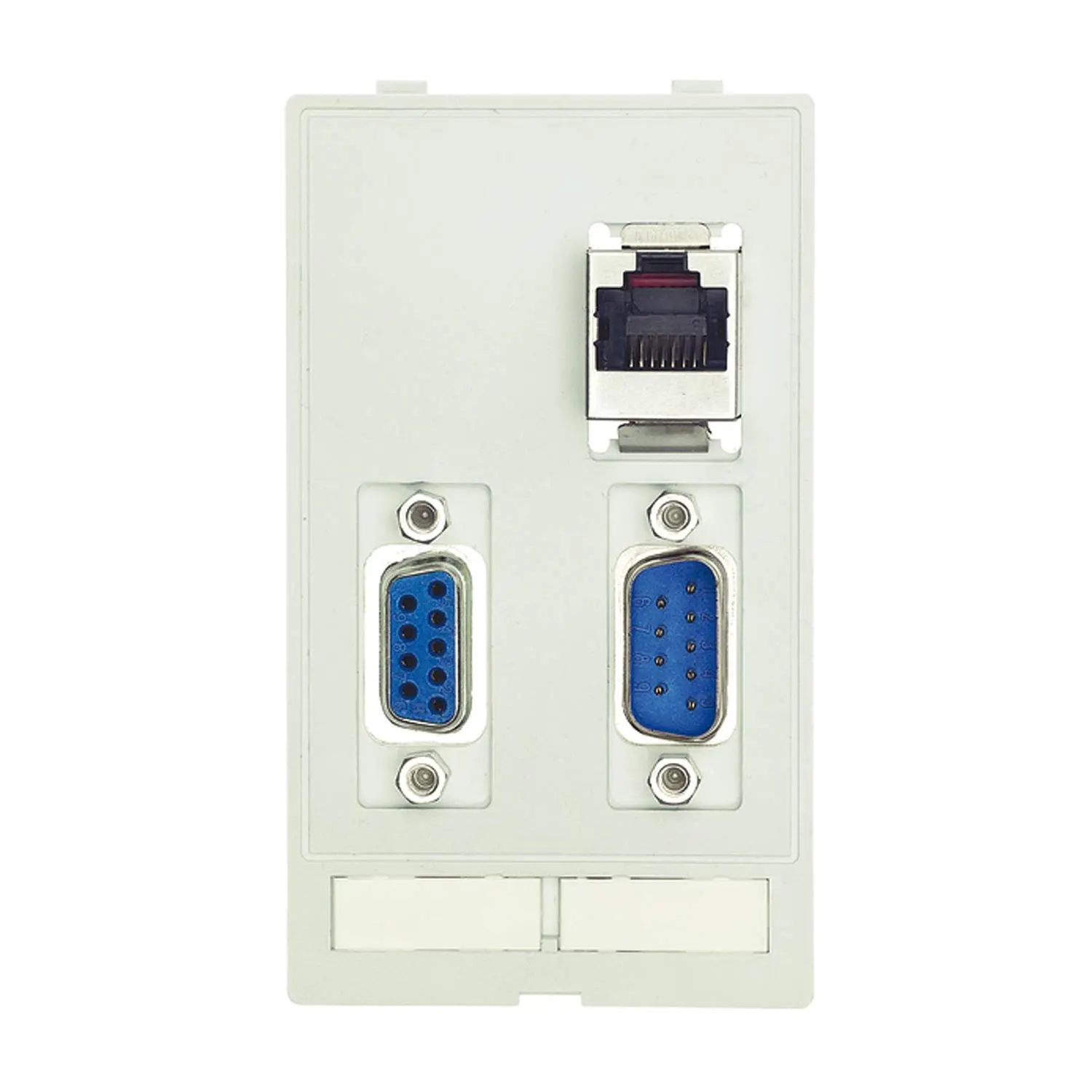 Produktfoto 1 von 39500030111 HARTING Han Port Dateneinsatz (RJ45 D-Sub09 f-f, D-Sub09 m-m)