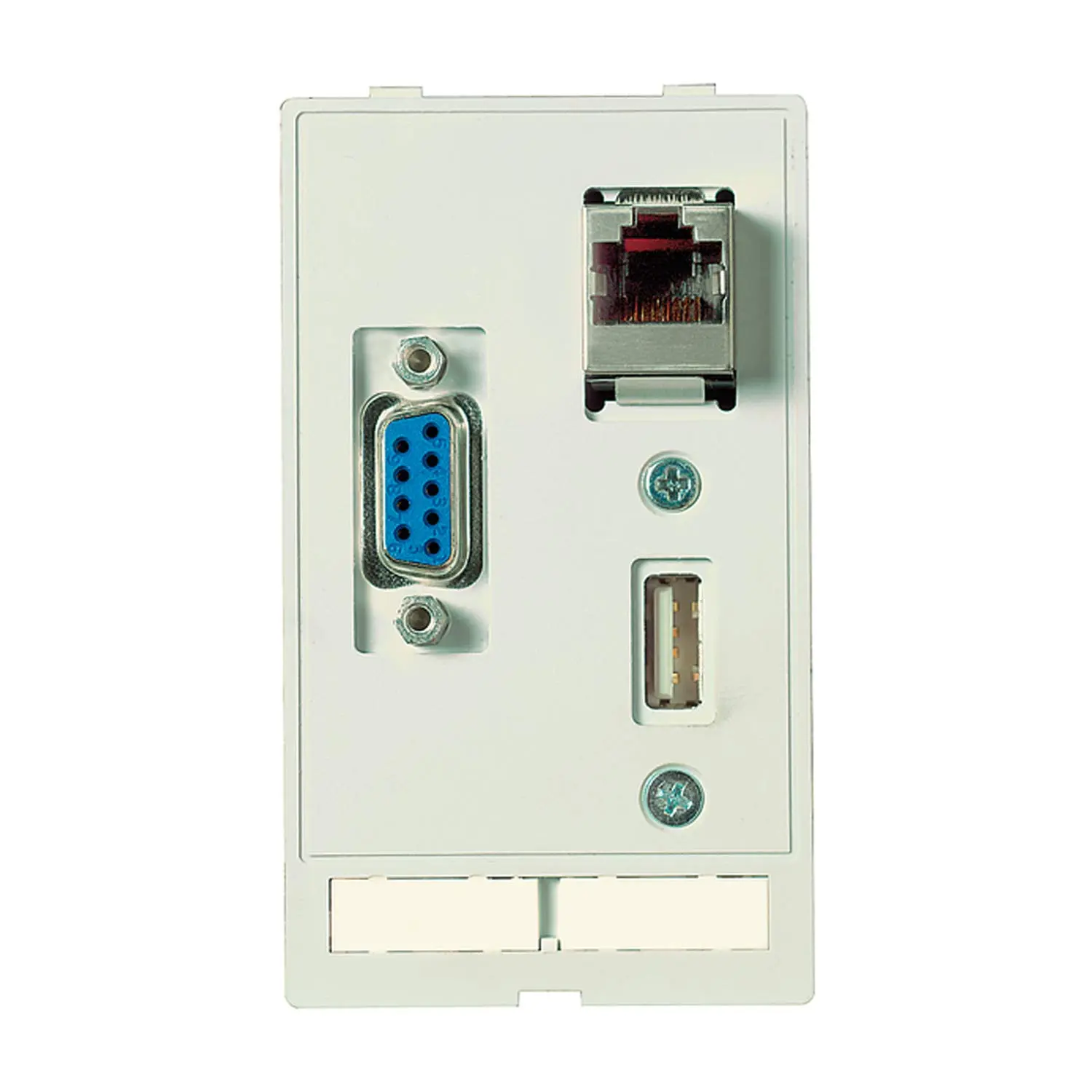 Produktfoto 1 von 39500020143 HARTING Han Port Datensteckverbinder 1xUSB Bauform A Buchse/Buchse Gender Changer 1xRJ45 8-pol. Metall 1xSUB