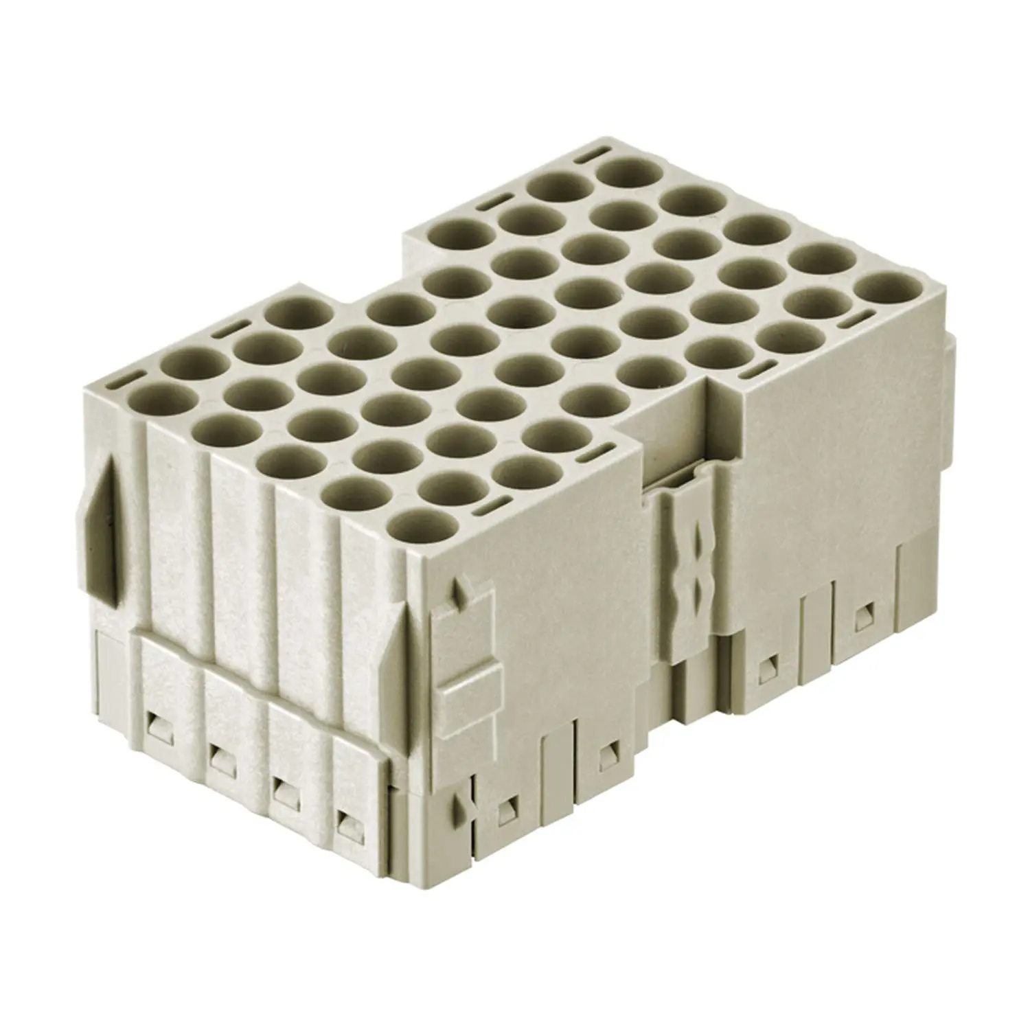 Produktfoto 1 von 11056483001 HARTING Yellock Monoblock Gr. 60 Stifteinsatz (M) Crimpanschluss, 48-polig 500V, 16A