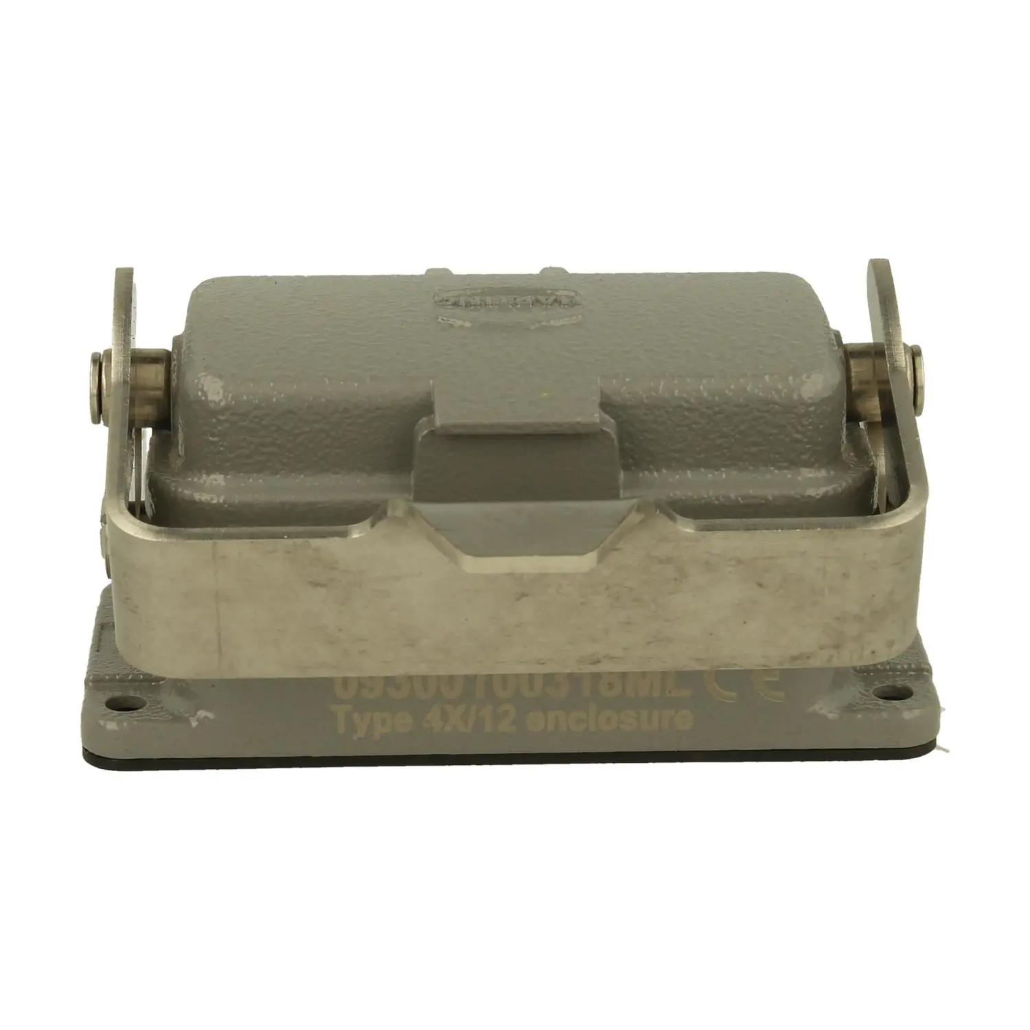 Produktfoto 1 von 09300100318ML HARTING 24B Anbaugehäuse mit 1 Längsbügel Metallbügelversion