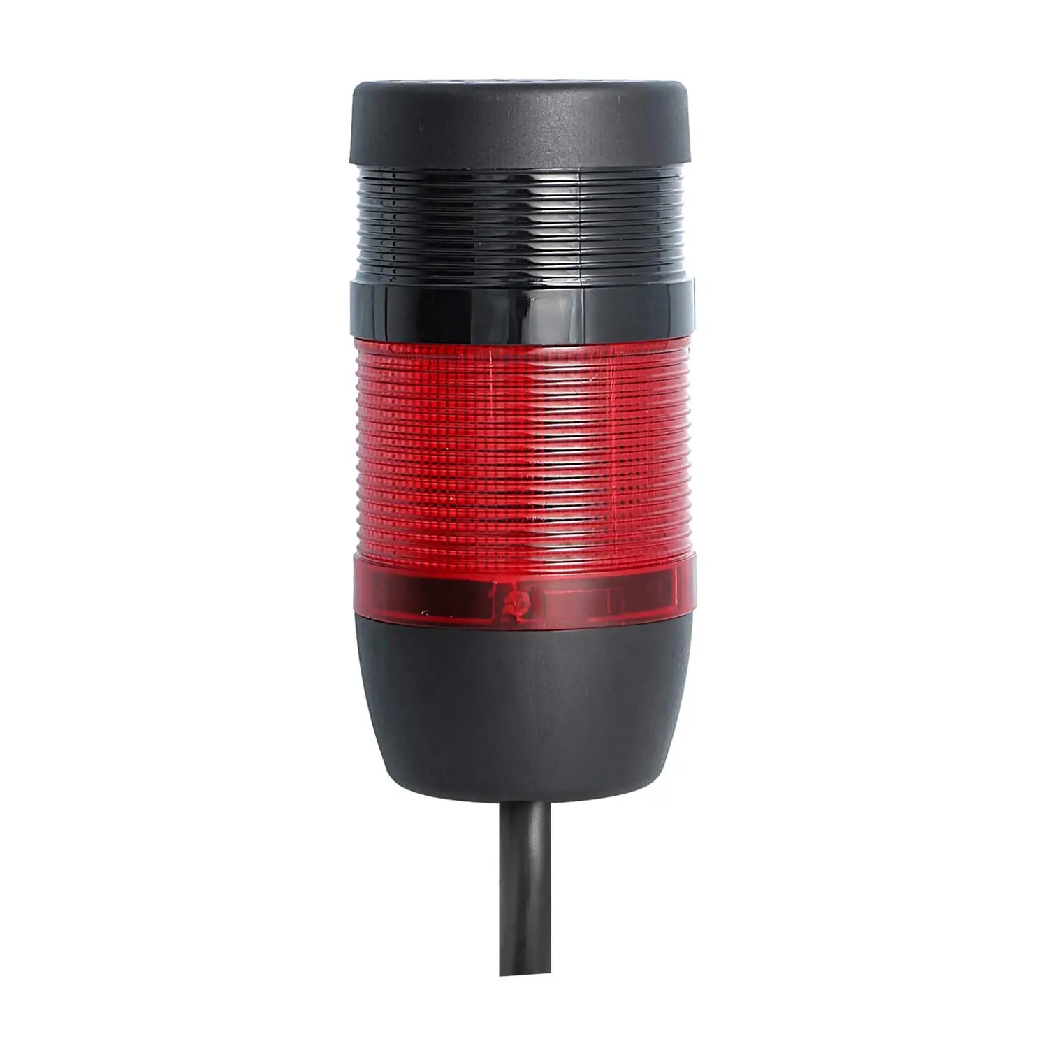Produktfoto 1 von 135240 STEX24 Signalsäule rot, 70mm, 24V AC/DC, LED-Blinklicht mit Summer, Kabel 2,5 Meter, SS70-B1/24 130 Lautstärke 90 db